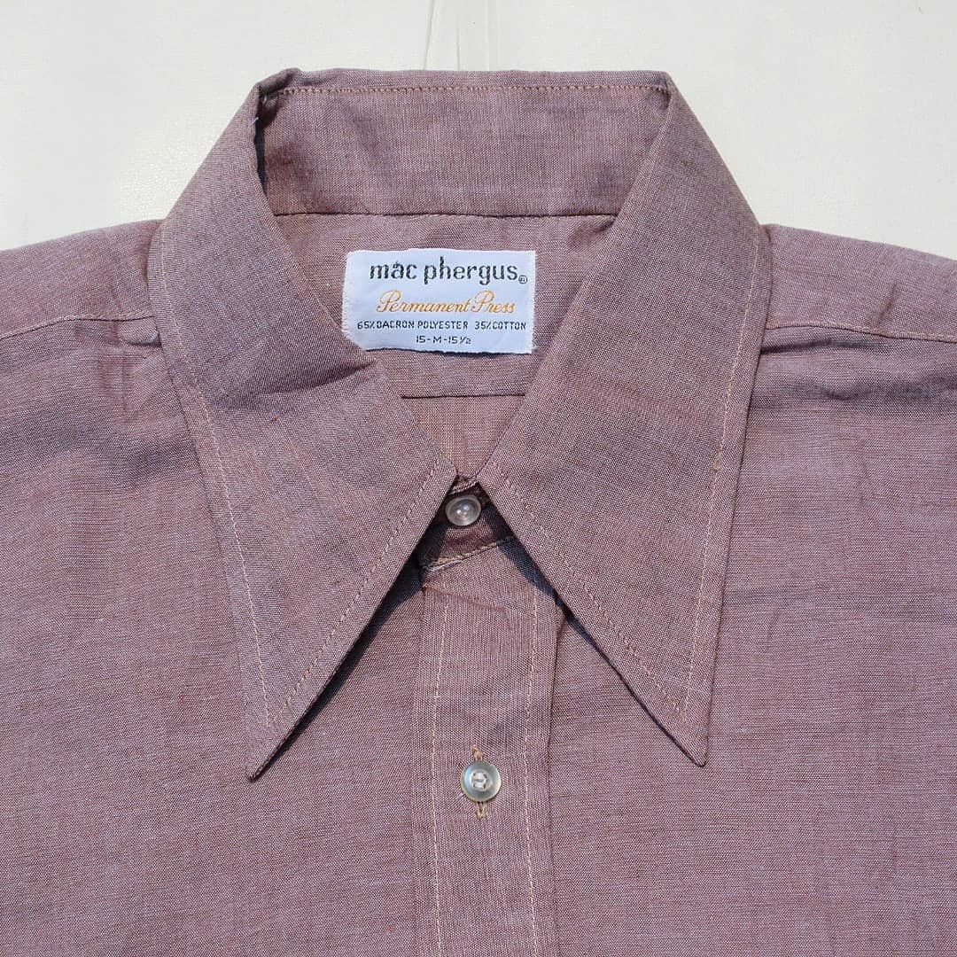 Vintage Vintage Shirt Perma Press by Mac Phergus Tailored Shirt Size US M / EU 48-50 / 2 - 2 Thumbnail