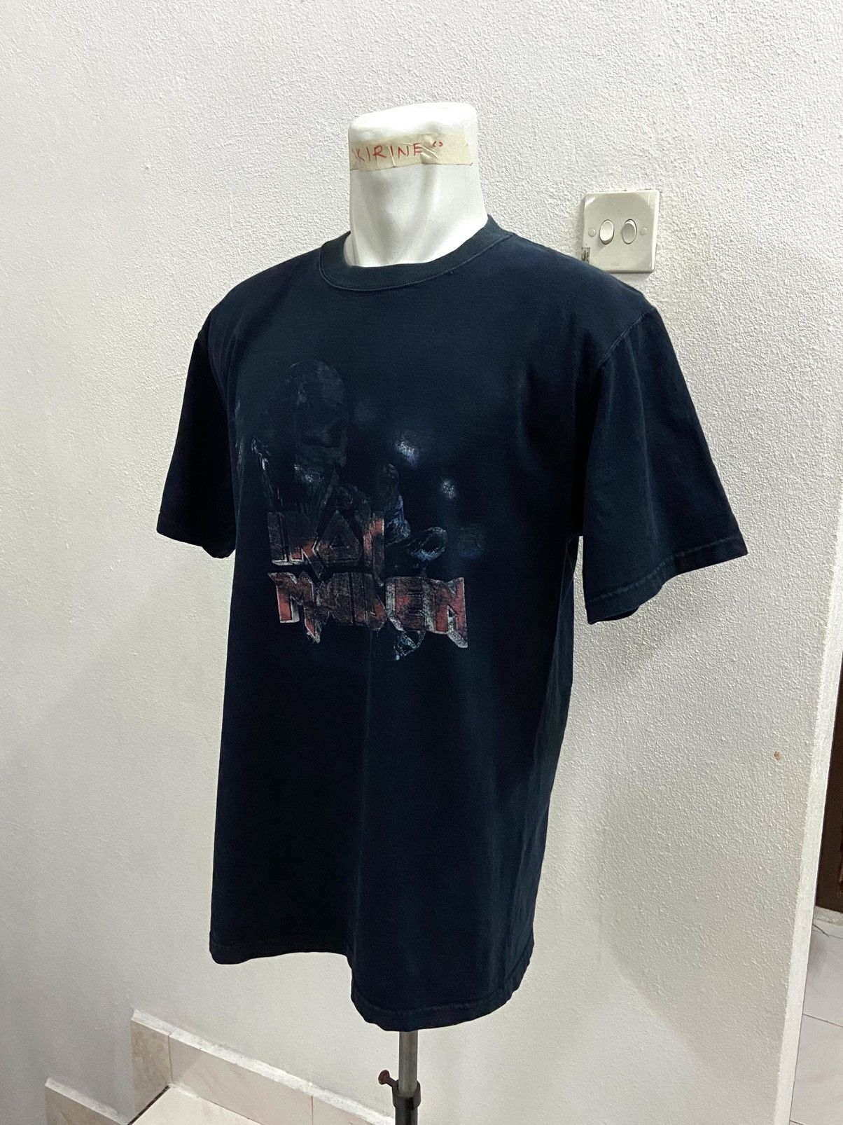 Band Tees Iron Maiden "Give Me Ed... 'Til I'm Dead" 2003 tour TEE Size US L / EU 52-54 / 3 - 4 Thumbnail