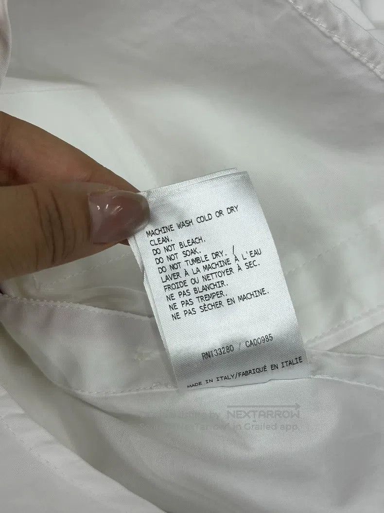 Thom Browne Thom Browne White Long Sleeve Shirt Size XS / US 0-2 / IT 36-38 - 8 Thumbnail
