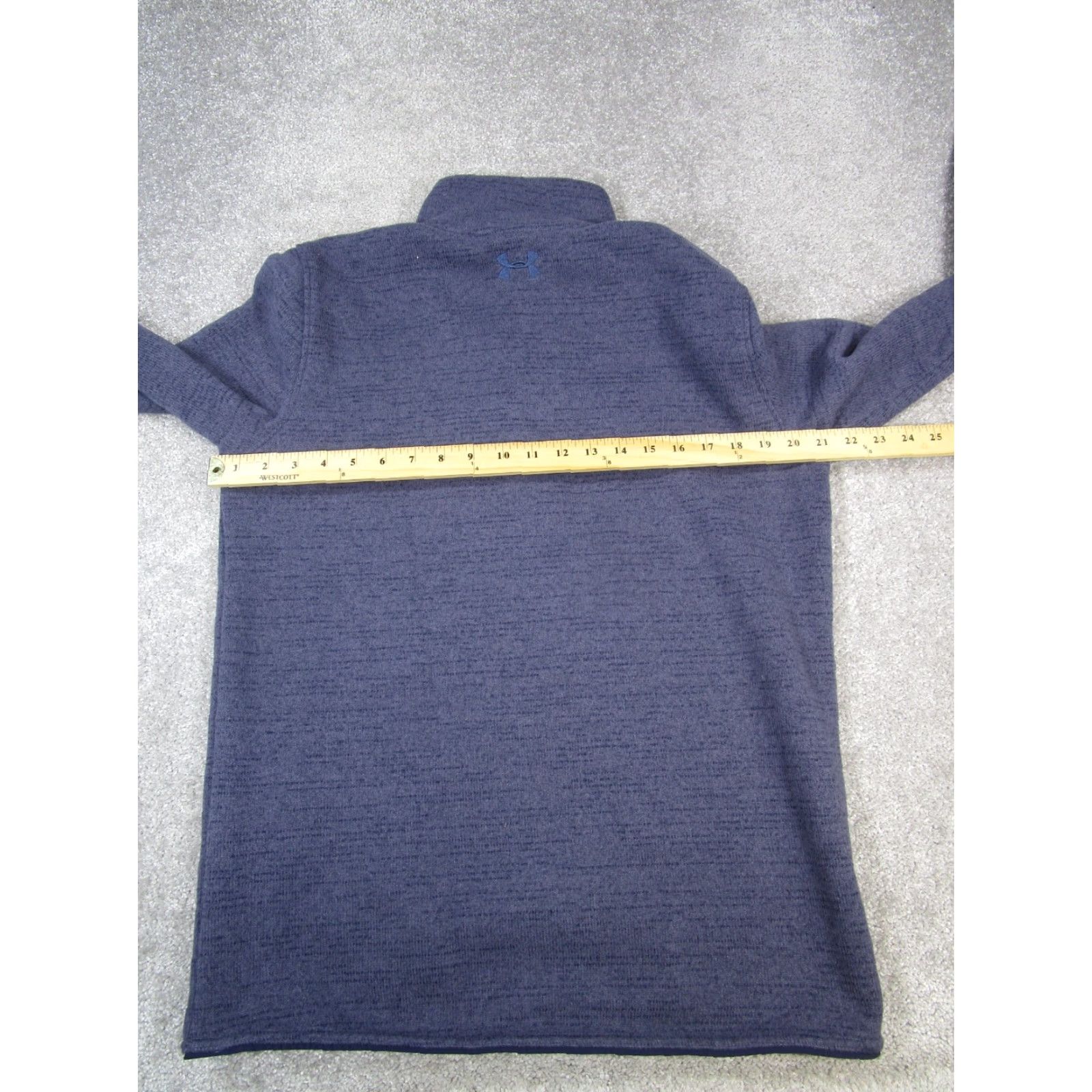 Under Armour Under Armour Jacket Mens Medium Blue Hiking Fleece Activewear Zip Stand-Up Collar Mens Size US M / EU 48-50 / 2 - 5 Thumbnail