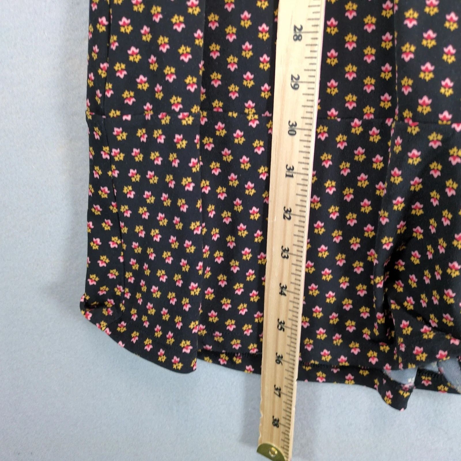 Loft Loft Floral Black Blouson Dress Sz 8 Keyhole Neck Long Slv Size M / US 6-8 / IT 42-44 - 8 Thumbnail