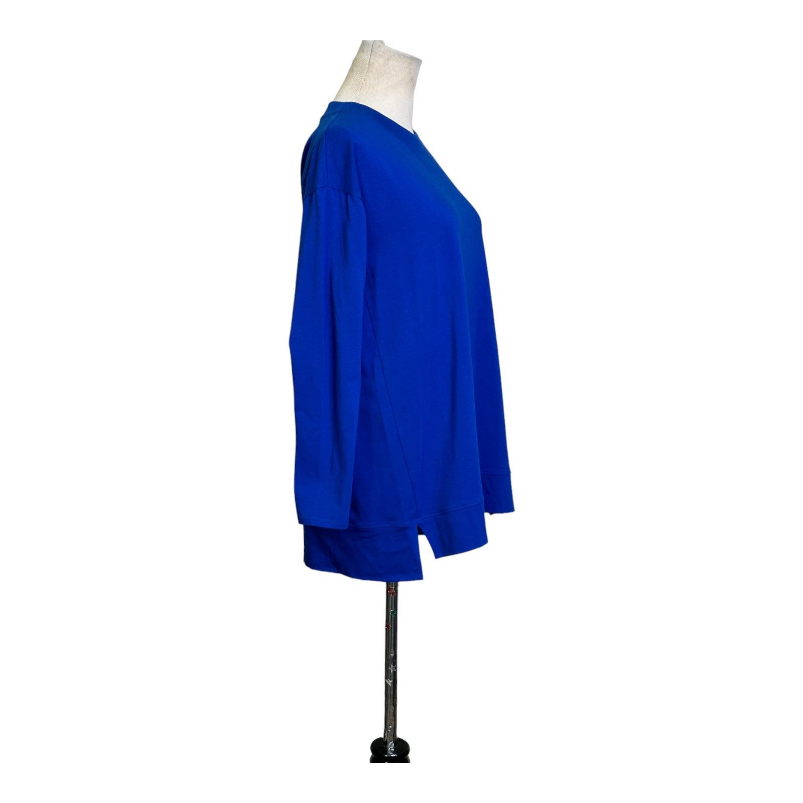 Eileen Fisher Eileen Fisher blue long sleeves crew neck basic top size XXS Size XXS / US 00 / IT 34 - 9 Thumbnail