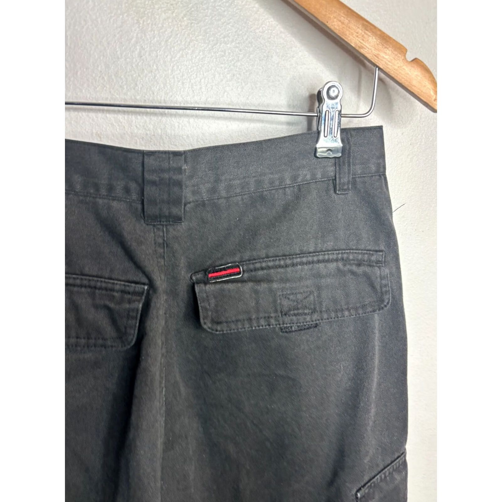 Fubu VINTAGE FUBU Cargo Pants Size 16 Black Grunge Y2K 2726 Women Size 38" / US 16 / IT 52 - 6 Thumbnail