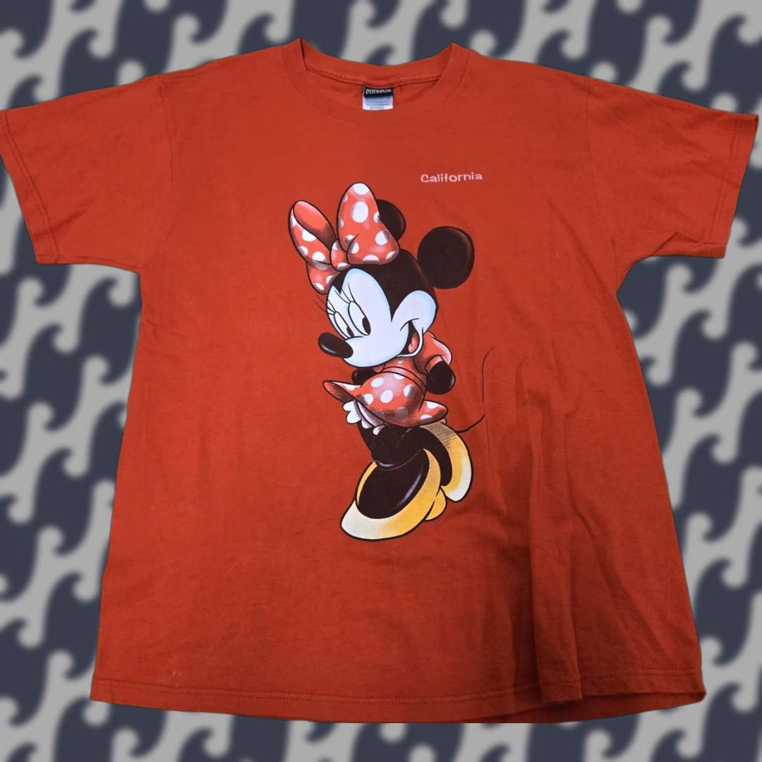 Disney Disney Minnie Mouse Shirt Mens Large Red California Graphic Tee Short Sleeve Size US L / EU 52-54 / 3 - 1 Thumbnail