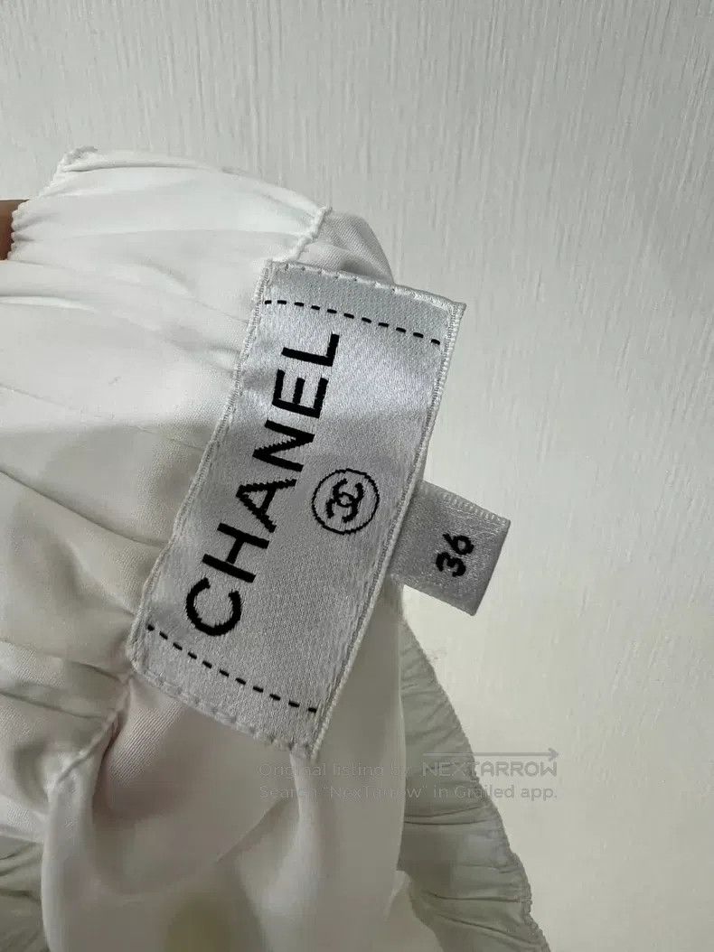 Chanel Chanel White bow tie mesh shorts Size 24" / US 00 / IT 34 - 4 Thumbnail