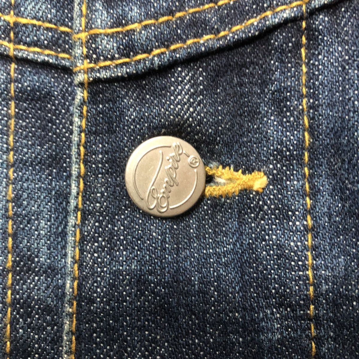 Japanese Brand EMPIRE Denim Jacket Size US XL / EU 56 / 4 - 3 Thumbnail