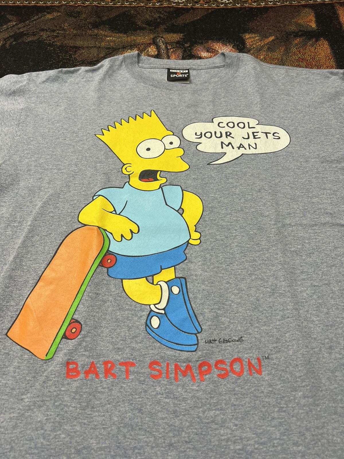 The Simpsons Bart Simpson Cool Your Jets Tee Size US L / EU 52-54 / 3 - 1 Thumbnail