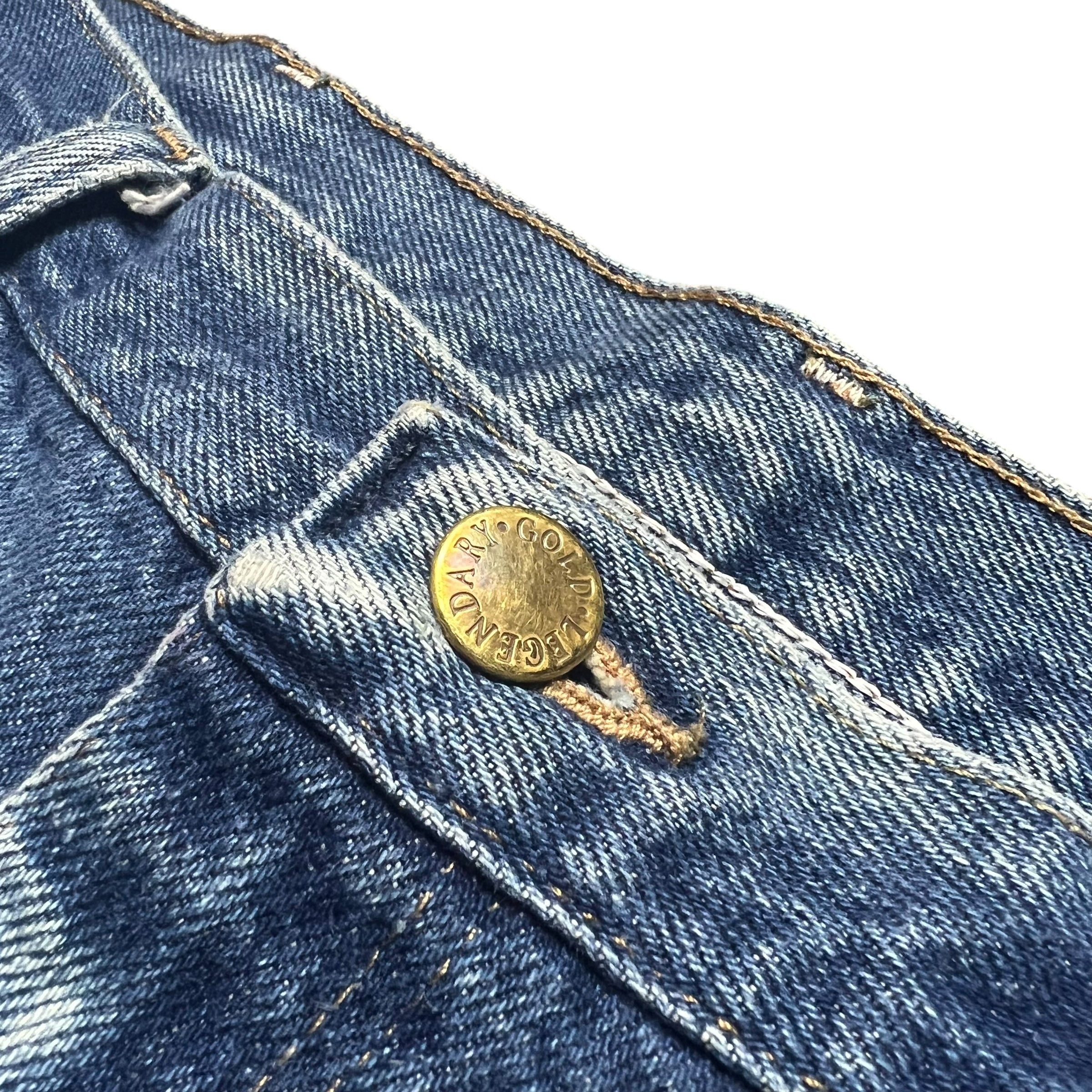 Vintage Legendary Gold Faded Light Wash Jeans - 32" Size US 32 / EU 48 - 11 Thumbnail
