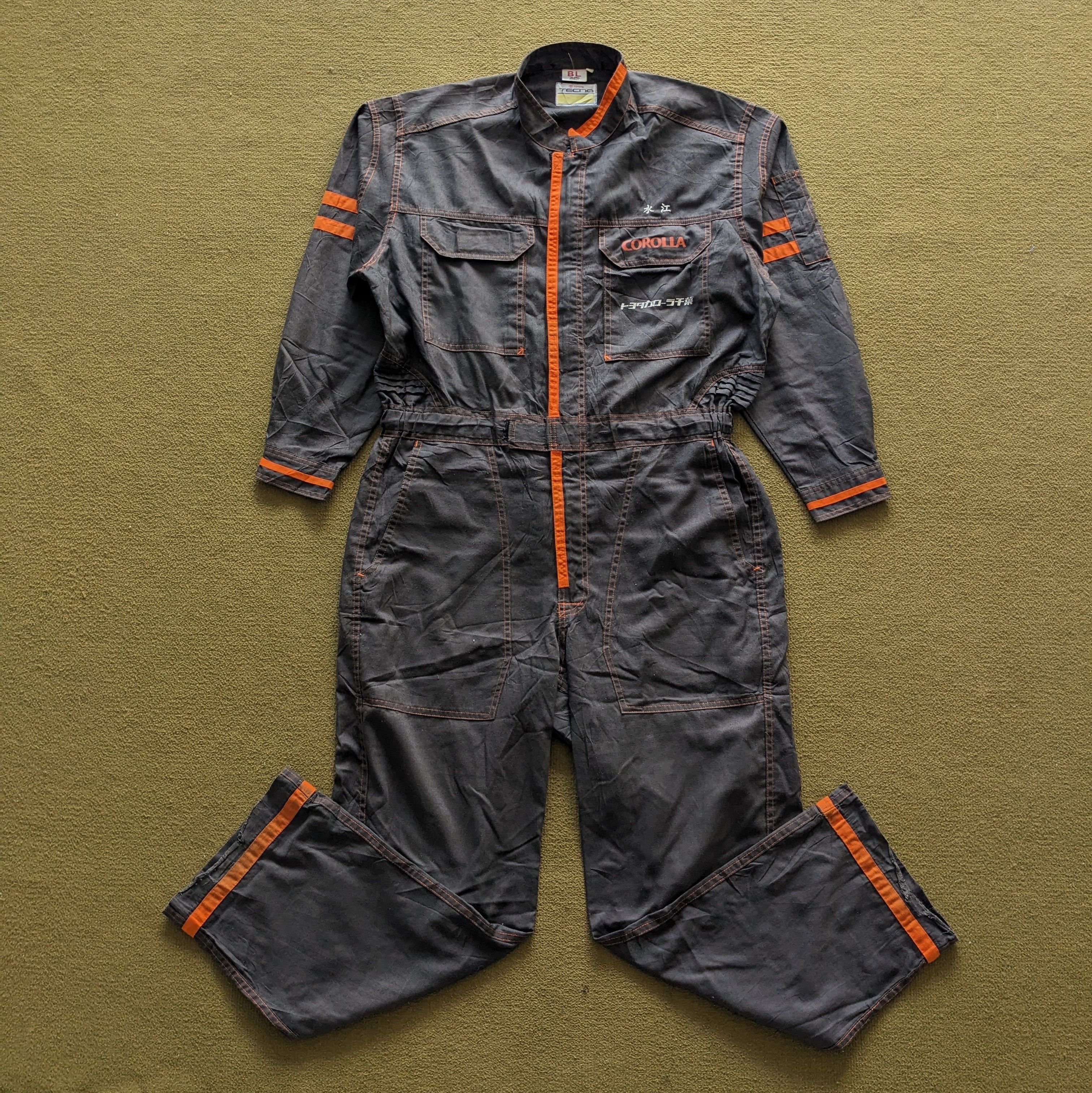 Vintage Vintage COROLLA TECNO Toyota Coverall Workwear Jacket Size US L / EU 52-54 / 3 - 3 Thumbnail