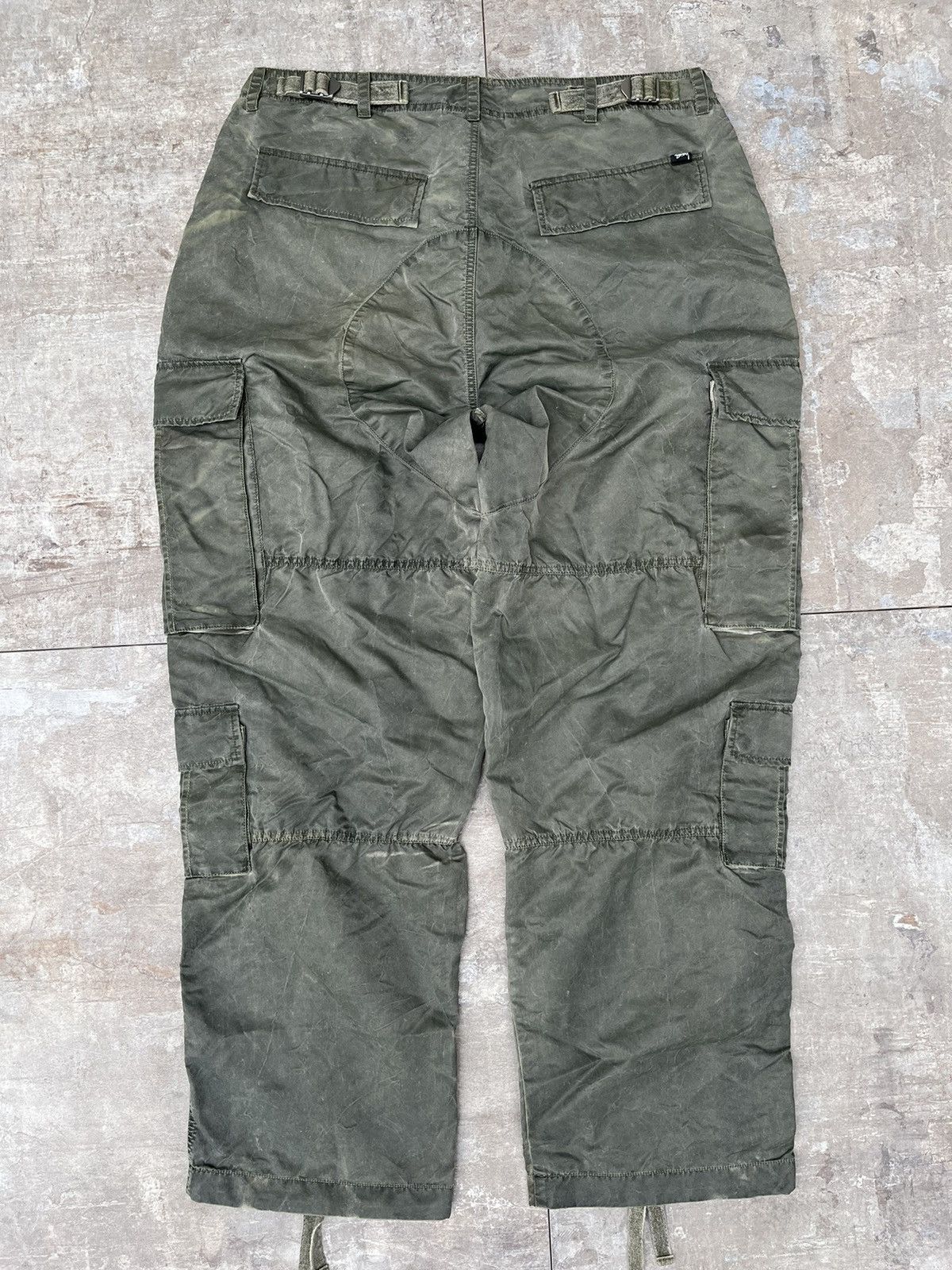 Stussy Stussy Dyed Nylon Surplus Cargo Pant | Grailed