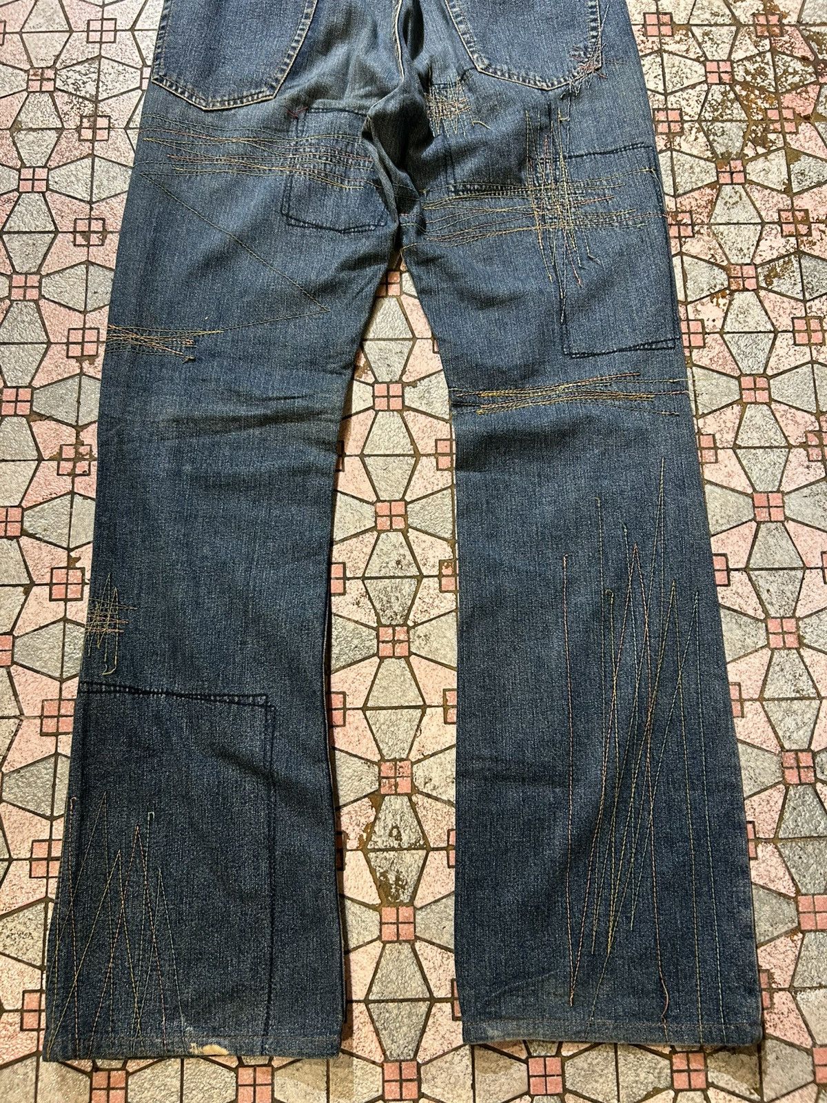Hysteric Glamour Hysteric Glamour Patchwork Kinky Jeans Size US 27 - 12 Thumbnail