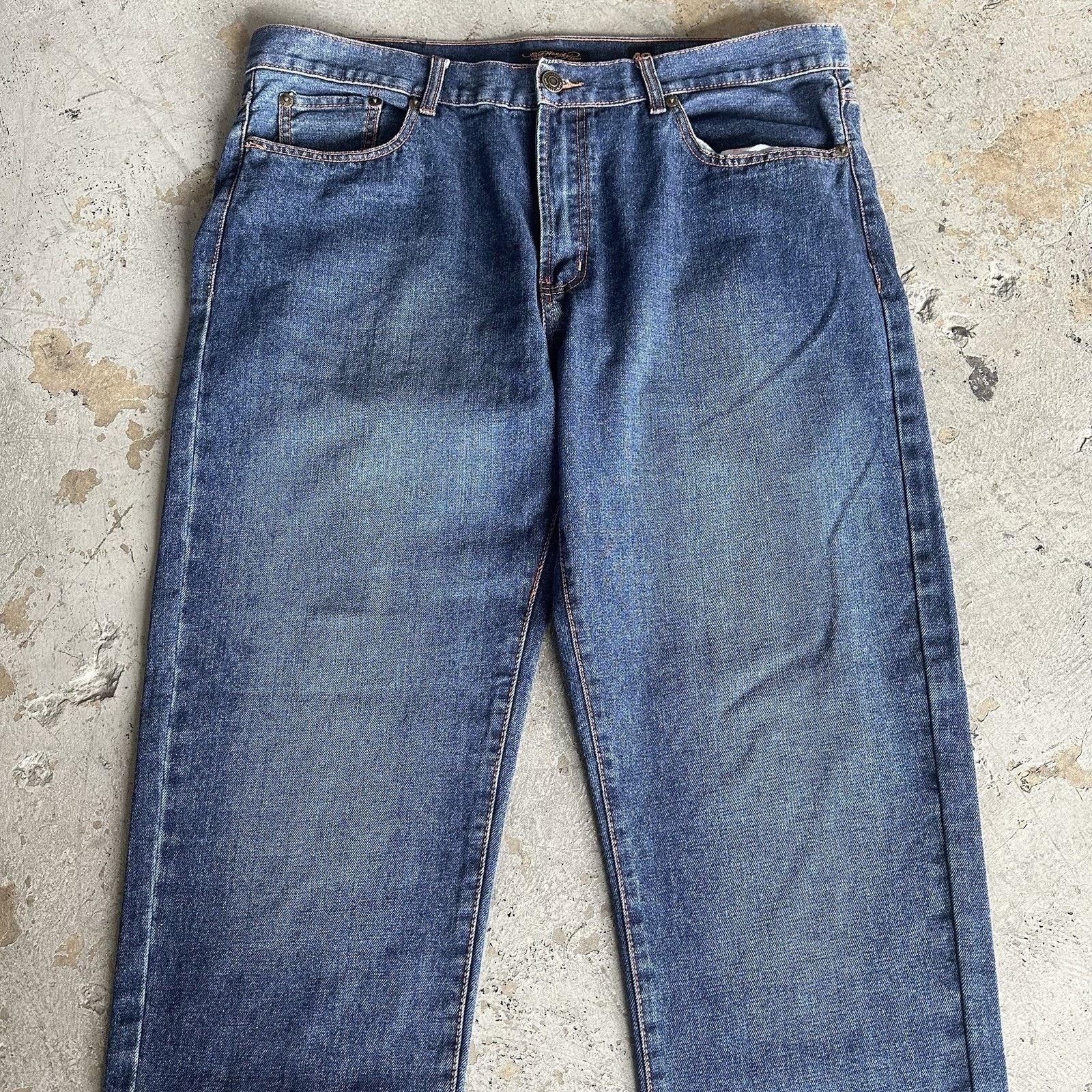 Ed Hardy × JNCO × Vintage Vintage Y2K Ed Hardy Tiger Baggy Denim Jeans 40x34 Audigier Size US 40 / EU 56 - 5 Thumbnail