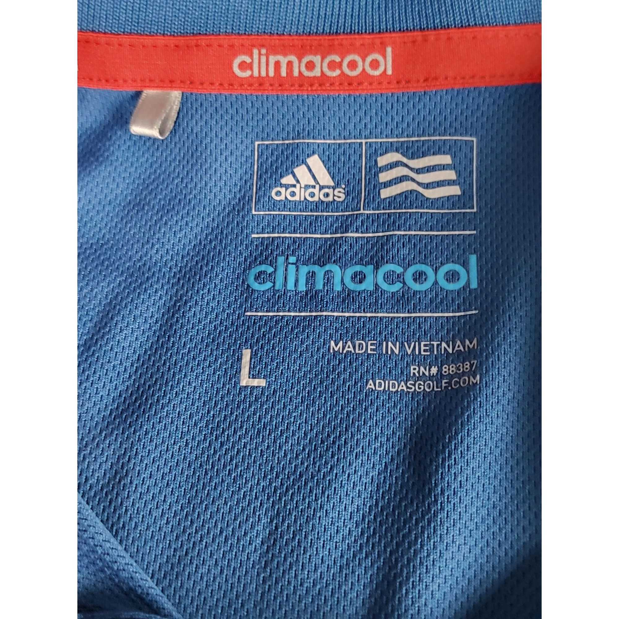 Adidas Adidas Climacool 3 Stripes Club Crestable Polo Shirts Men Sz Size US L / EU 52-54 / 3 - 6 Thumbnail