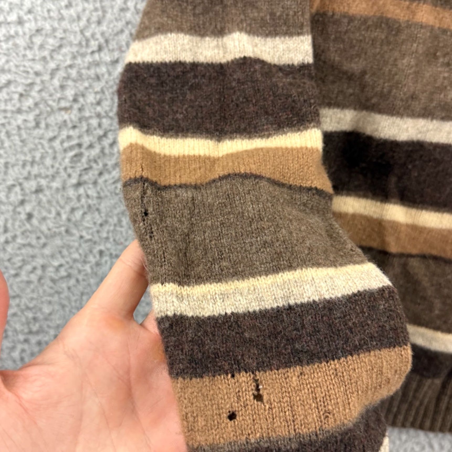 Brooks Brothers Brooks Brothers 346 Sweater Women’s Small Striped Lambswool Turtleneck Knit NWT Size S / US 4 / IT 40 - 6 Thumbnail