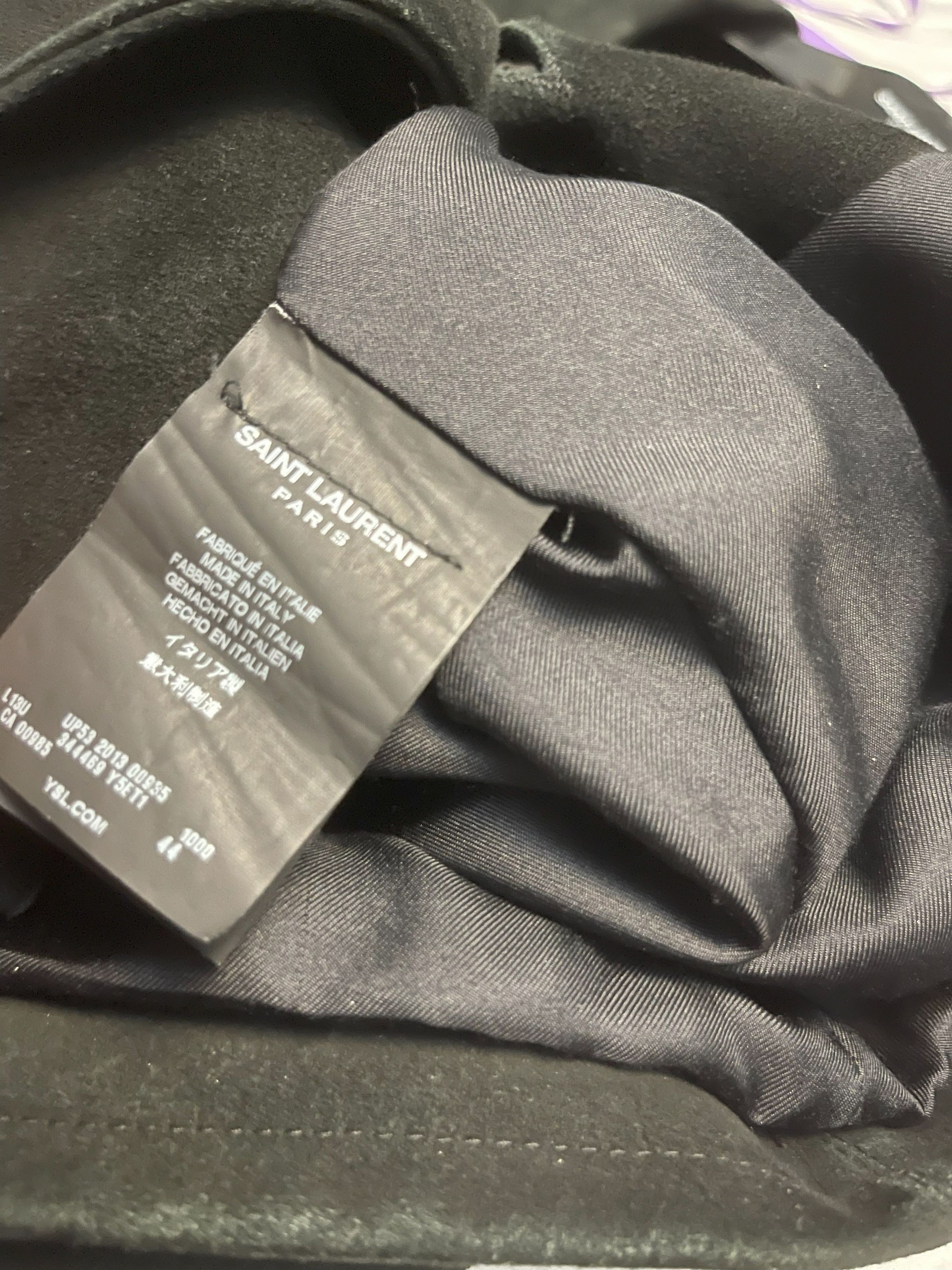 Hedi Slimane × Saint Laurent Paris Saint Laurent Classic L13 Suede Western Jacket Size US S / EU 44-46 / 1 - 4 Thumbnail