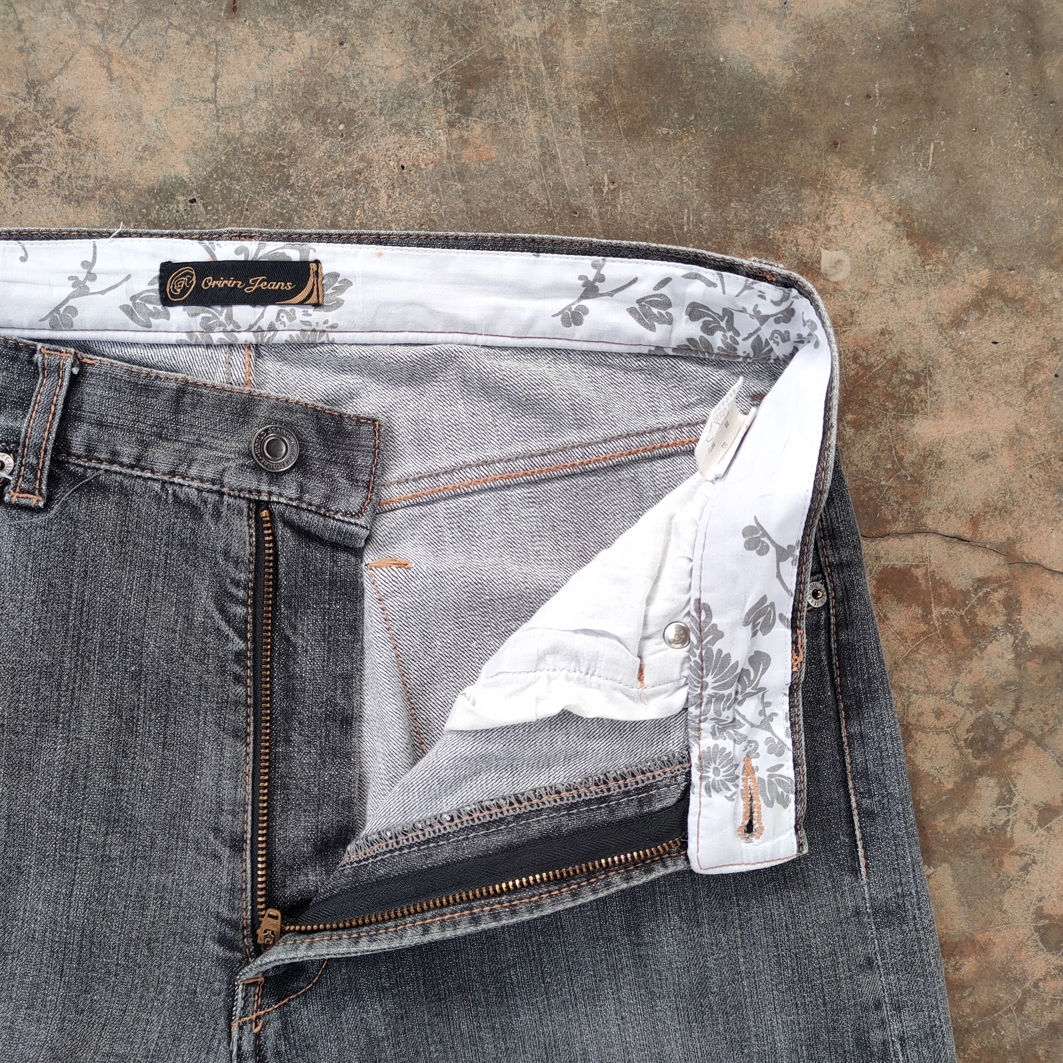 Japanese Brand FLARE Vintage japanese faded black denim jeans pants Size US 32 / EU 48 - 7 Thumbnail