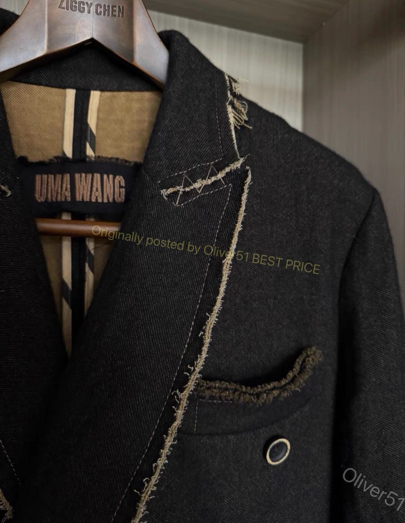 Uma Wang Uma Wang 21AW Wool Distressed Coat YYYY17/2610 Size US S / EU 44-46 / 1 - 3 Thumbnail