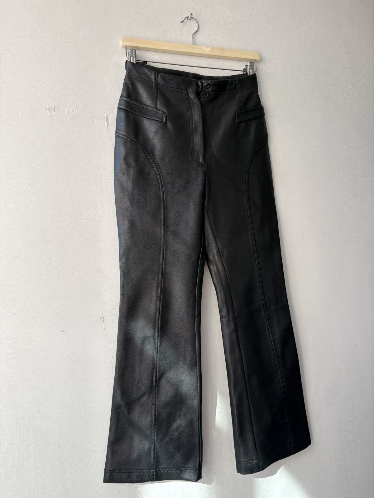 Vintage Vintage leather trousers Size 26" / US 2 / IT 38 - 5 Thumbnail