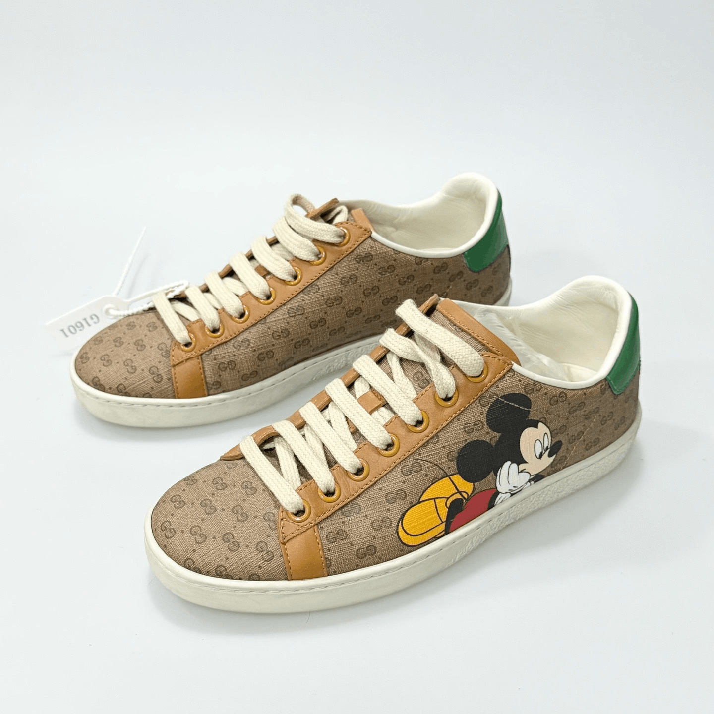 Gucci Gucci Mickey Mouse Double G Print Casual Shoes Size US 4.5 / IT 34.5 - 1 Thumbnail