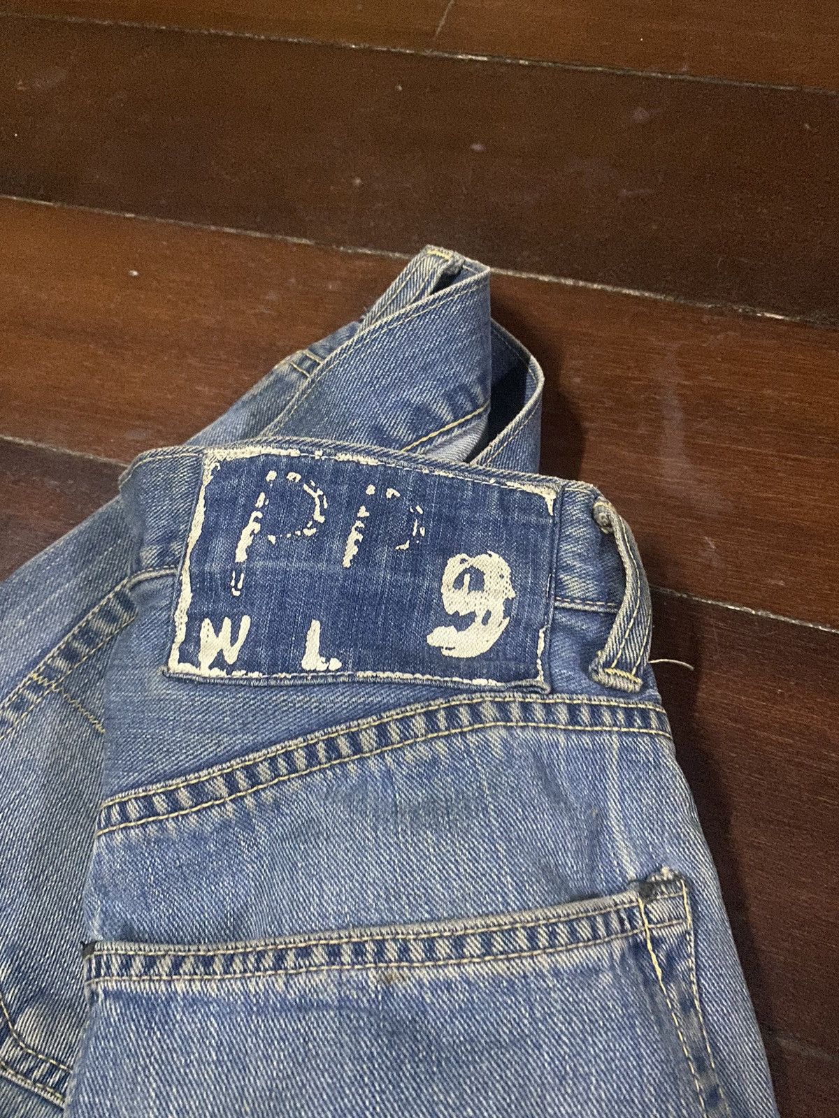 Blue Blue Japan × Japanese Brand × Vintage FIRE 🔥 Vintage HR Market Blue Blue selvedge distressed B-1 Size US 34 / EU 50 - 15 Thumbnail