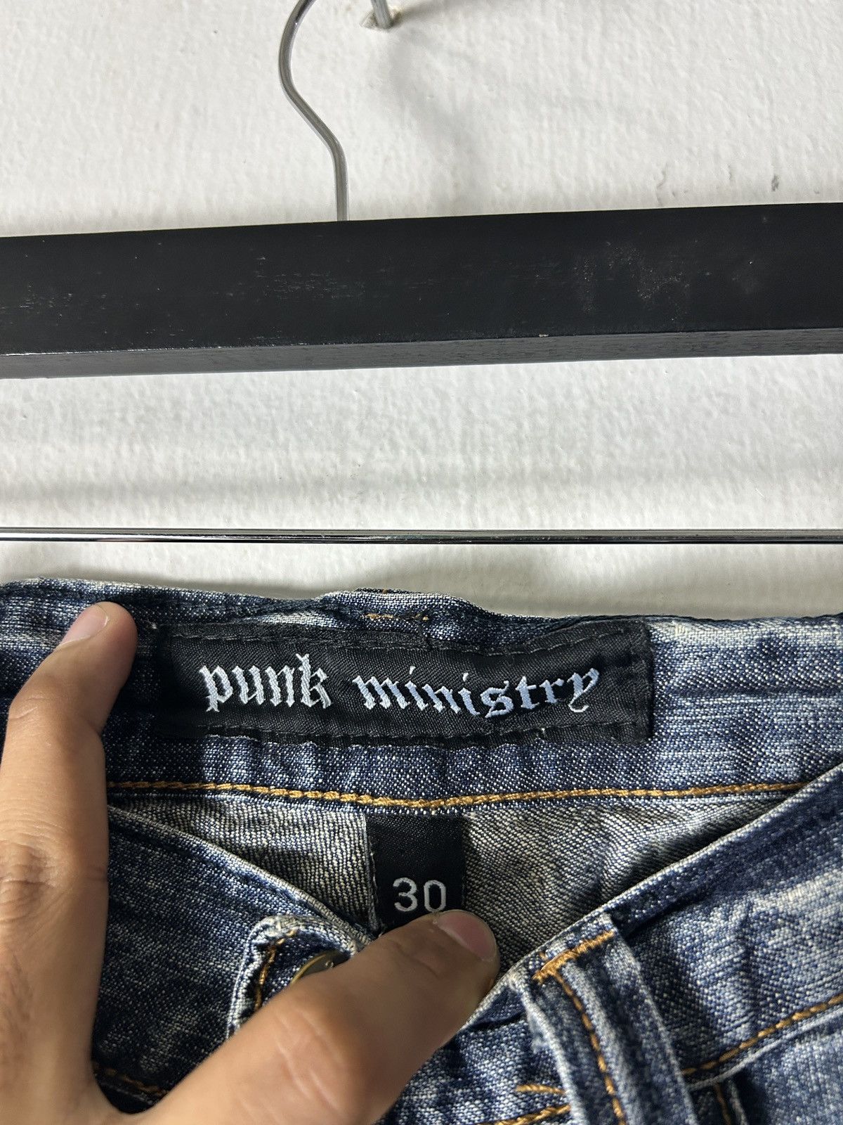 If Six Was Nine Punk ministry skull patches japanese punk seditionaries Size US 31 - 5 Thumbnail