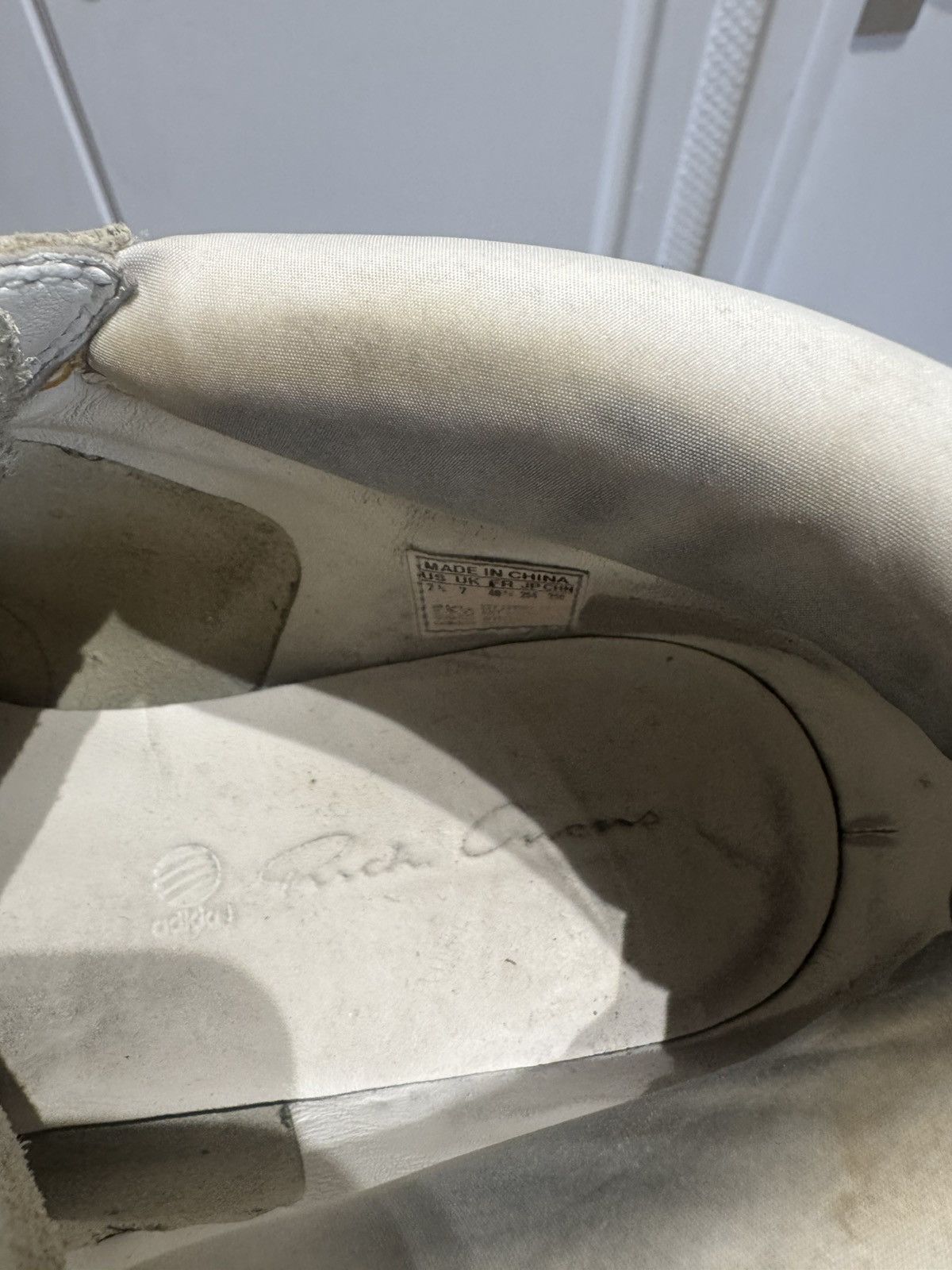 Adidas × Rick Owens Adidas x Rick Owens 'Ro Runner' Sneakers Cream (size 42 Eur) Size US 9 / EU 42 - 11 Thumbnail