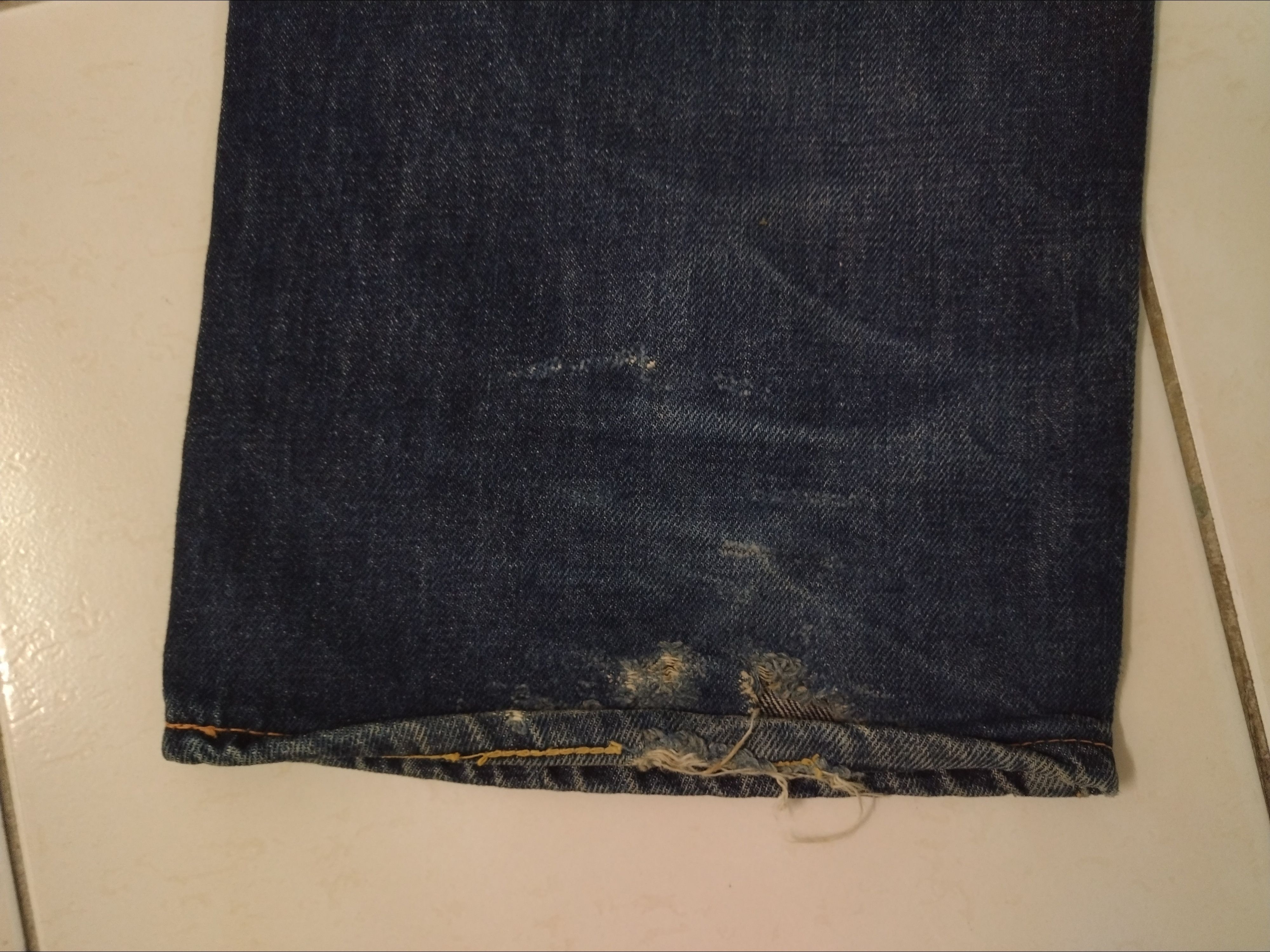 Evisu 💥SENDOFFER💥 Vtg Evisu No.2 Dowluck Selvedge Denim 33X35 Size US 32 / EU 48 - 19 Thumbnail