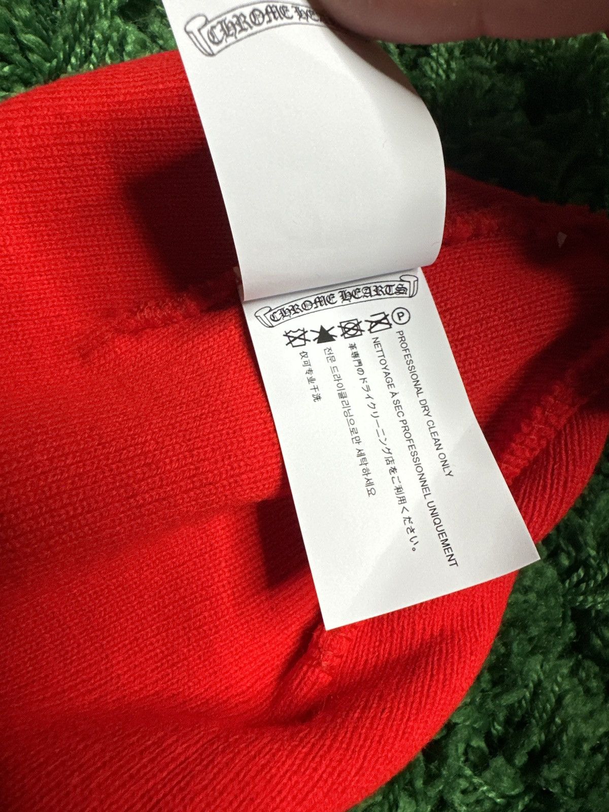 Chrome Hearts Chrome Hearts Red Beanie Size ONE SIZE - 4 Thumbnail
