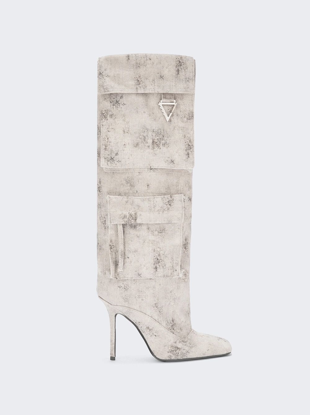 The Attico o1mle0526 Sienna Boots in Neutrals Size US 7 / IT 37 - 1 Thumbnail