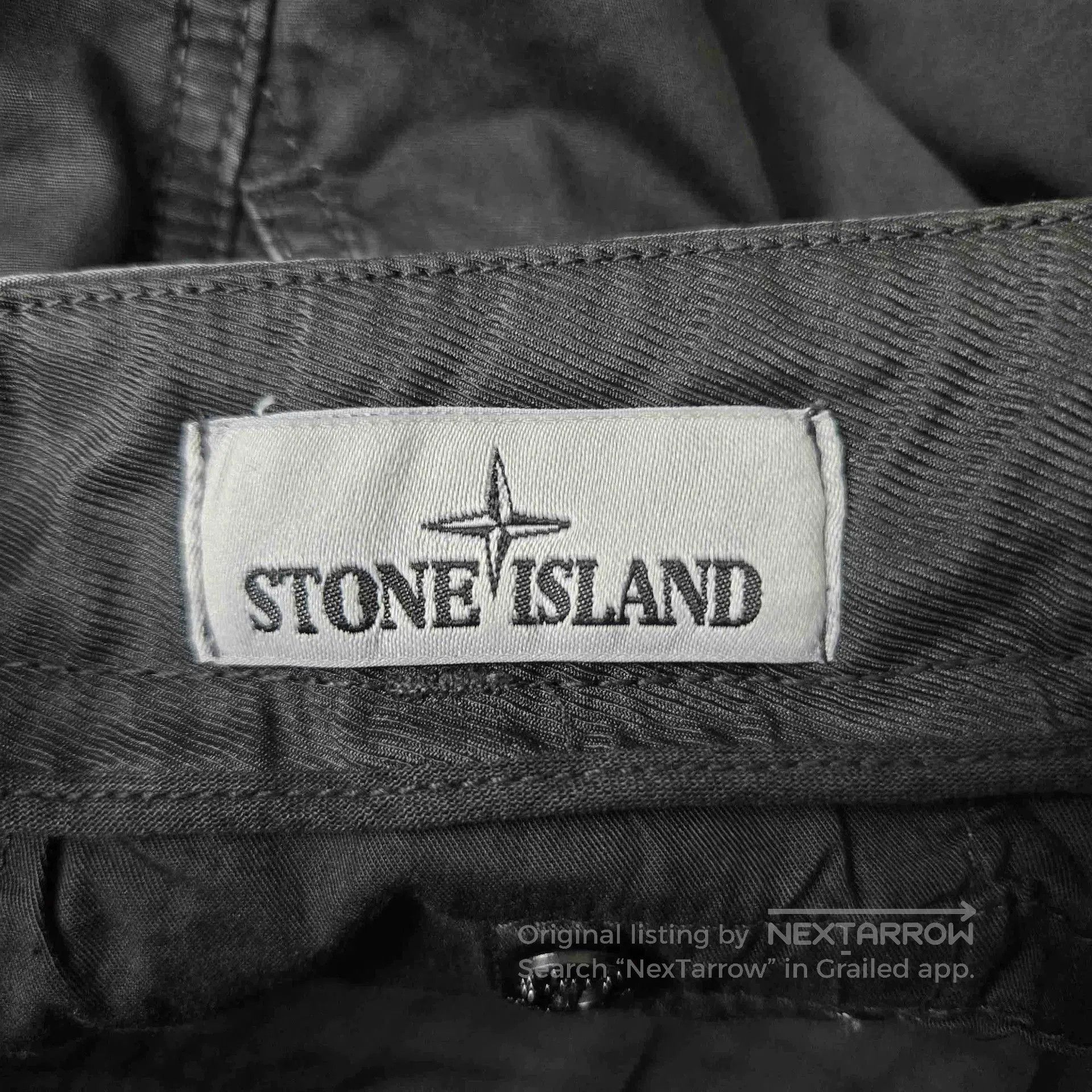 Stone Island stone island black cargo long pants W30. Size US 30 / EU 46 - 4 Thumbnail