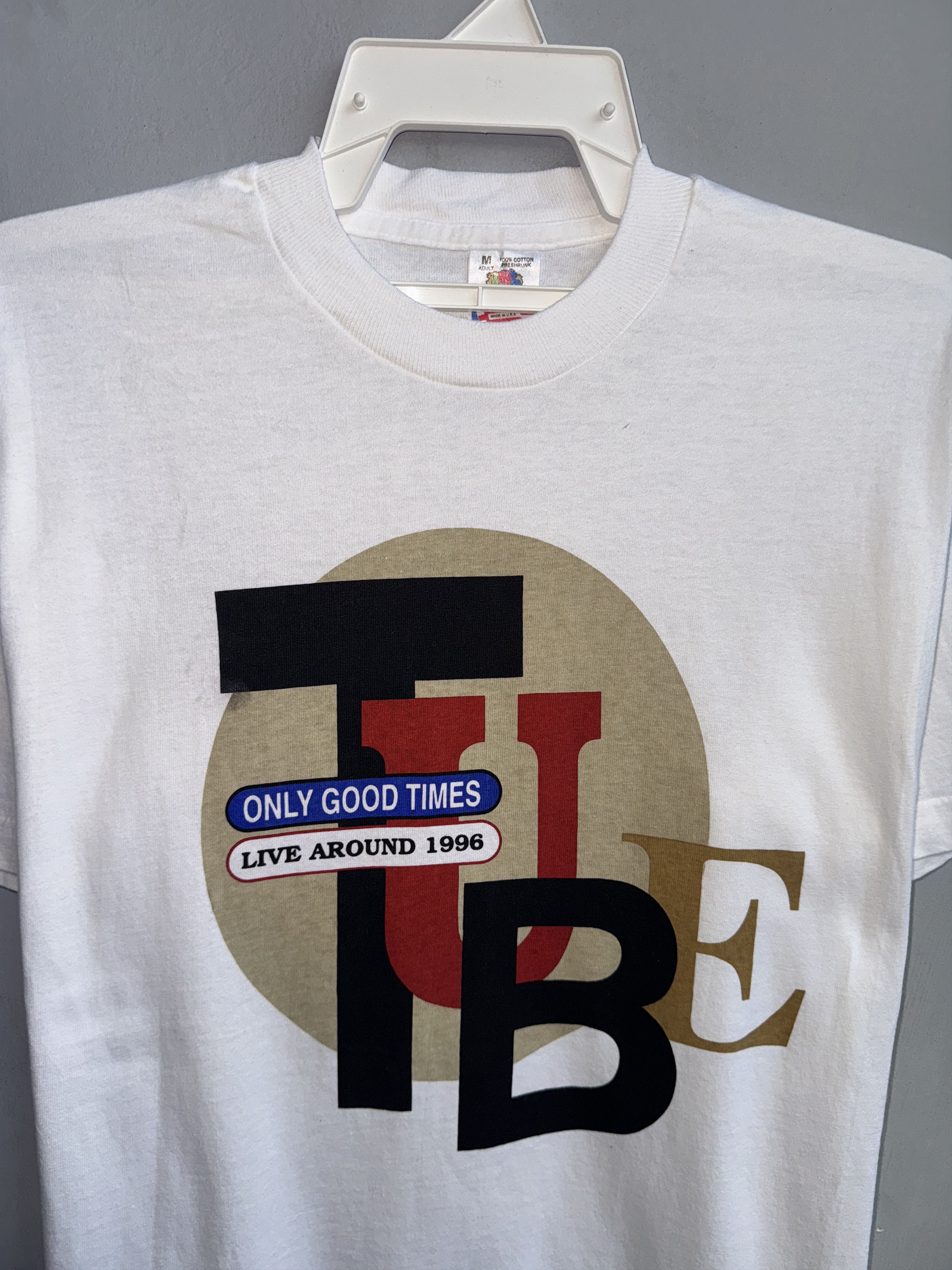 Vintage Tube Only Good Times Live Around 1996 Vintage Shirt Size US M / EU 48-50 / 2 - 2 Thumbnail