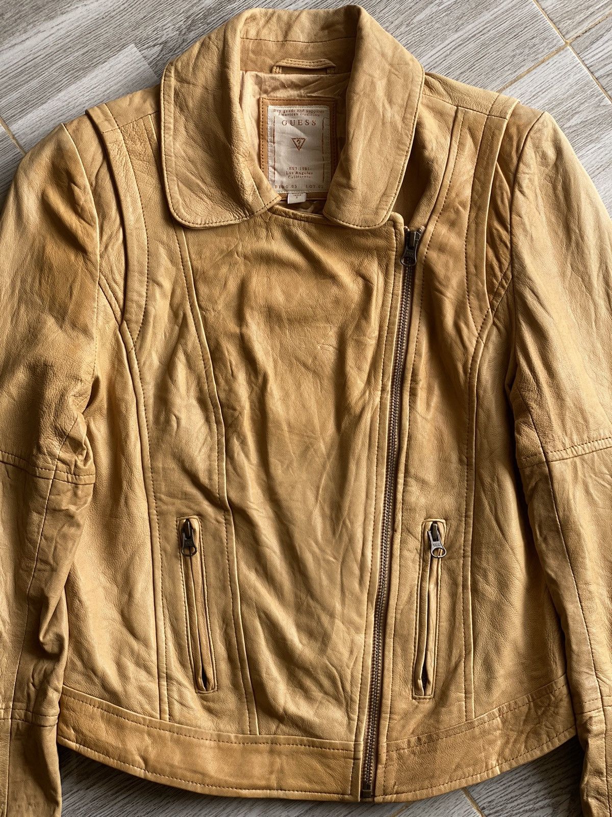Guess Guess Leather Jacket Size S Size S / US 4 / IT 40 - 5 Thumbnail