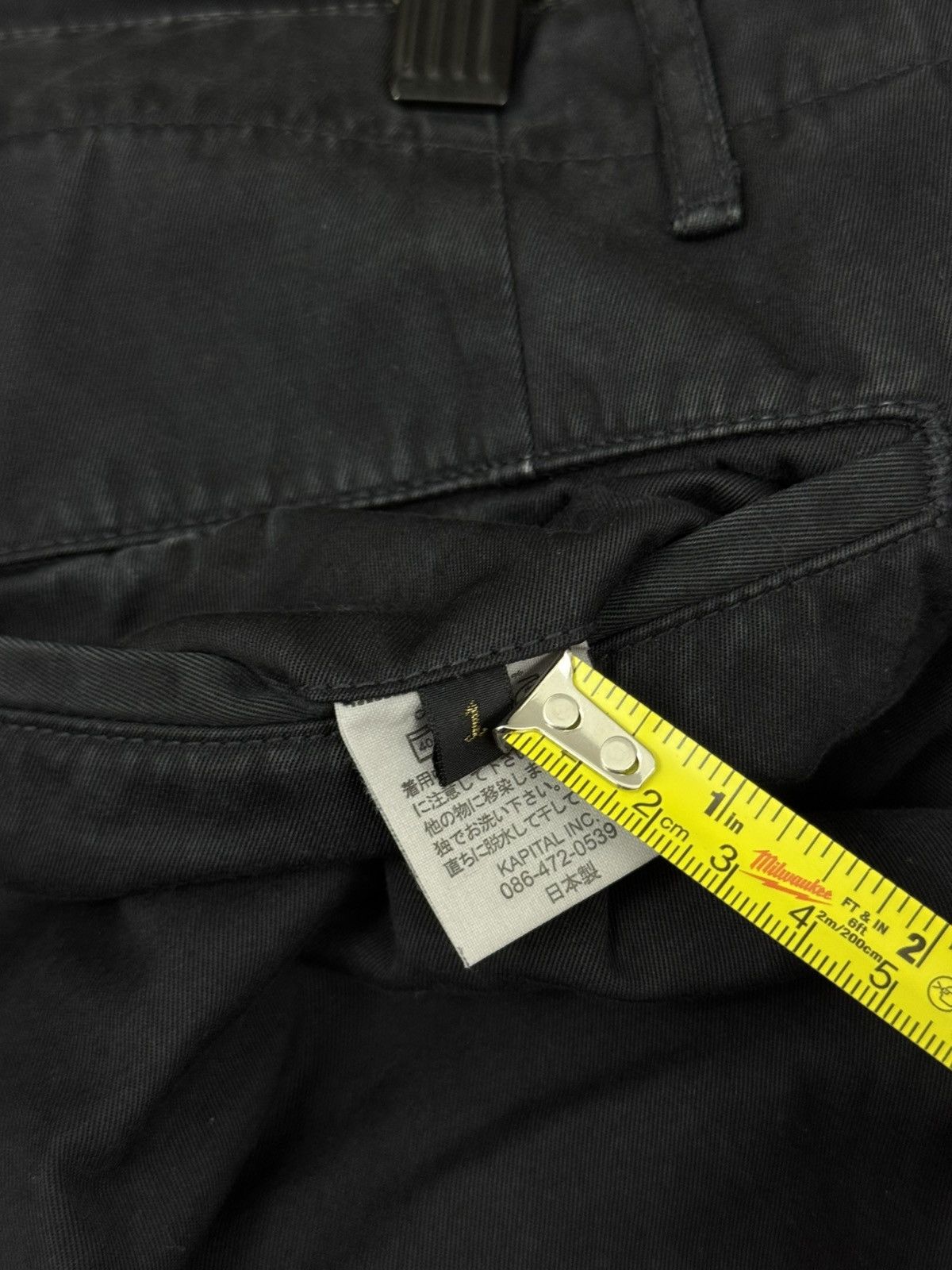 Kapital Vintage Kapital Japanese denim cropped pants Size US 28 / EU 44 - 6 Thumbnail