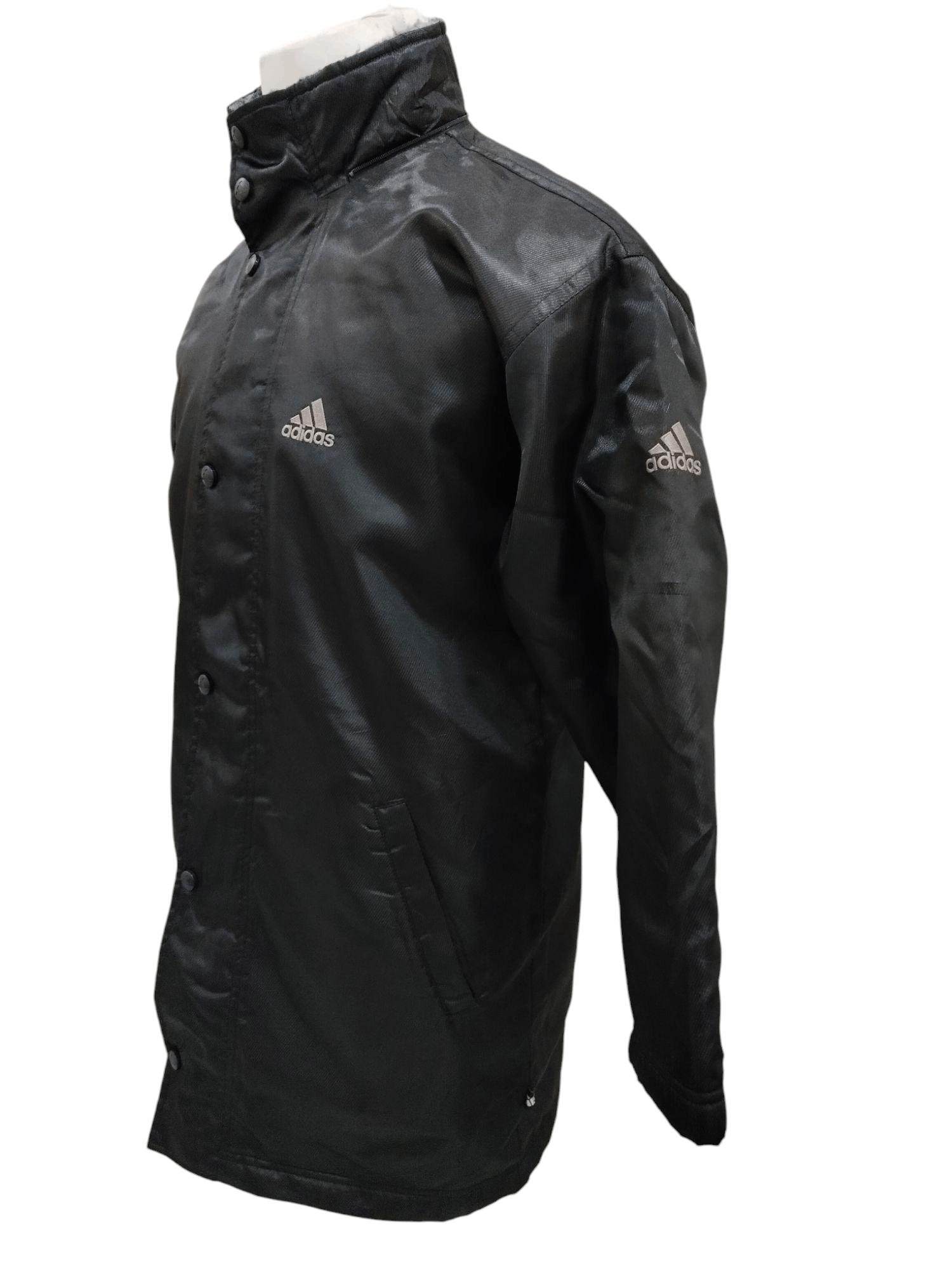 Adidas × Vintage Vintage Y2K Adidas Inner Fleece Parka Light Jacket Size US M / EU 48-50 / 2 - 2 Thumbnail