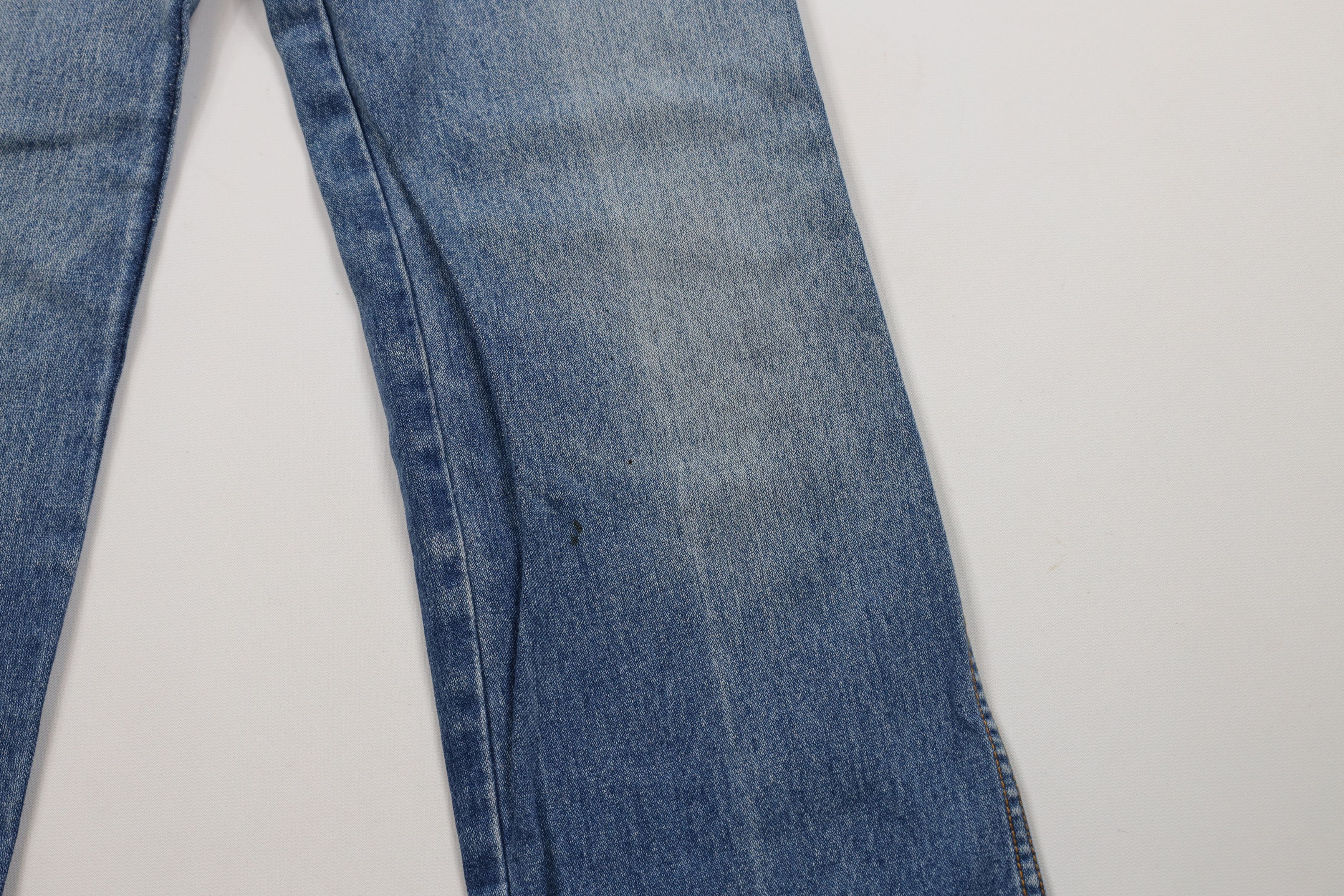 Vintage Vintage 90s Streetwear Faded Flared Denim Jeans Blue Cotton Size 28" / US 6 / IT 42 - 5 Thumbnail