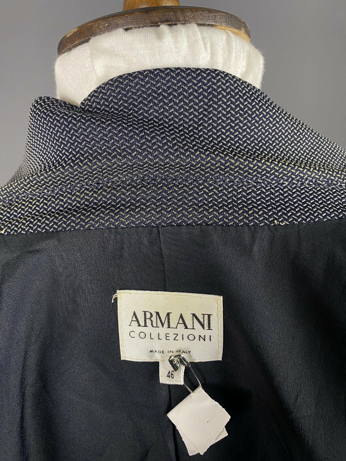 Armani Collezioni Armani Collezioni Grey Wool One Button Blazer Jacket Size 46 Size M / US 6-8 / IT 42-44 - 7 Thumbnail