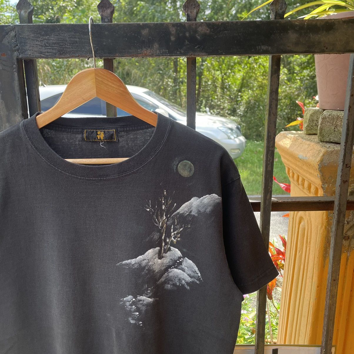 Japanese Brand × Vintage 🔥🇯🇵Kyoto Styles Big Motive Lone Wolf Image Sukajan Tee Size US L / EU 52-54 / 3 - 3 Thumbnail