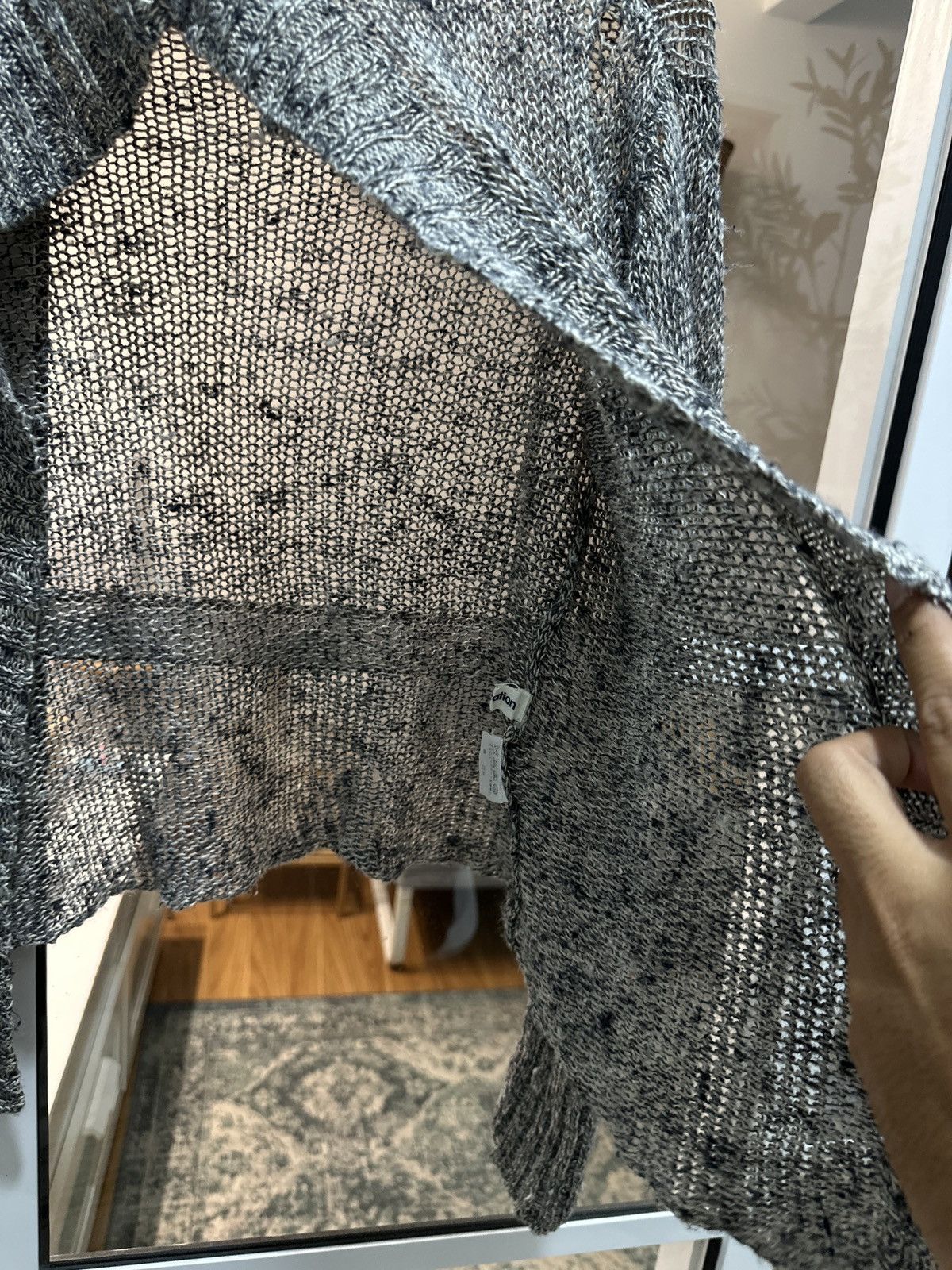 Issey Miyake Plantation By Issey Miyake Fishnet Cardigan (Hemp) Size US M / EU 48-50 / 2 - 11 Thumbnail