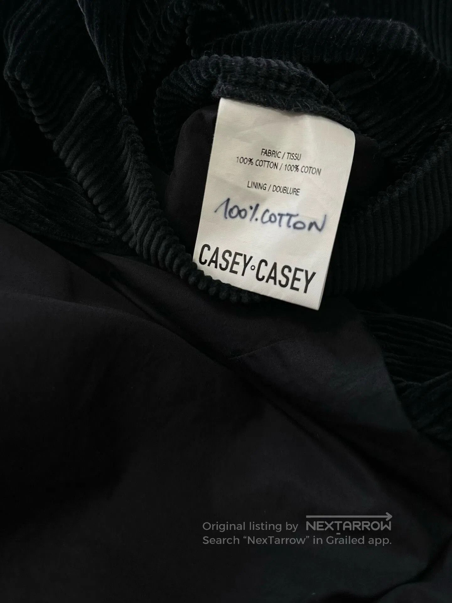 Casey Casey Casey Casey Black Corduroy Blazer. Size US M / EU 48-50 / 2 - 9 Thumbnail