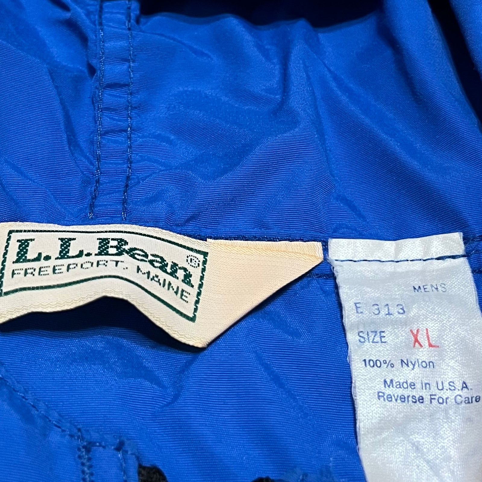 L.L. Bean Vintage L.L. Bean Nylon Anorak Windbreaker Pullover Jacket Size US XL / EU 56 / 4 - 4 Thumbnail