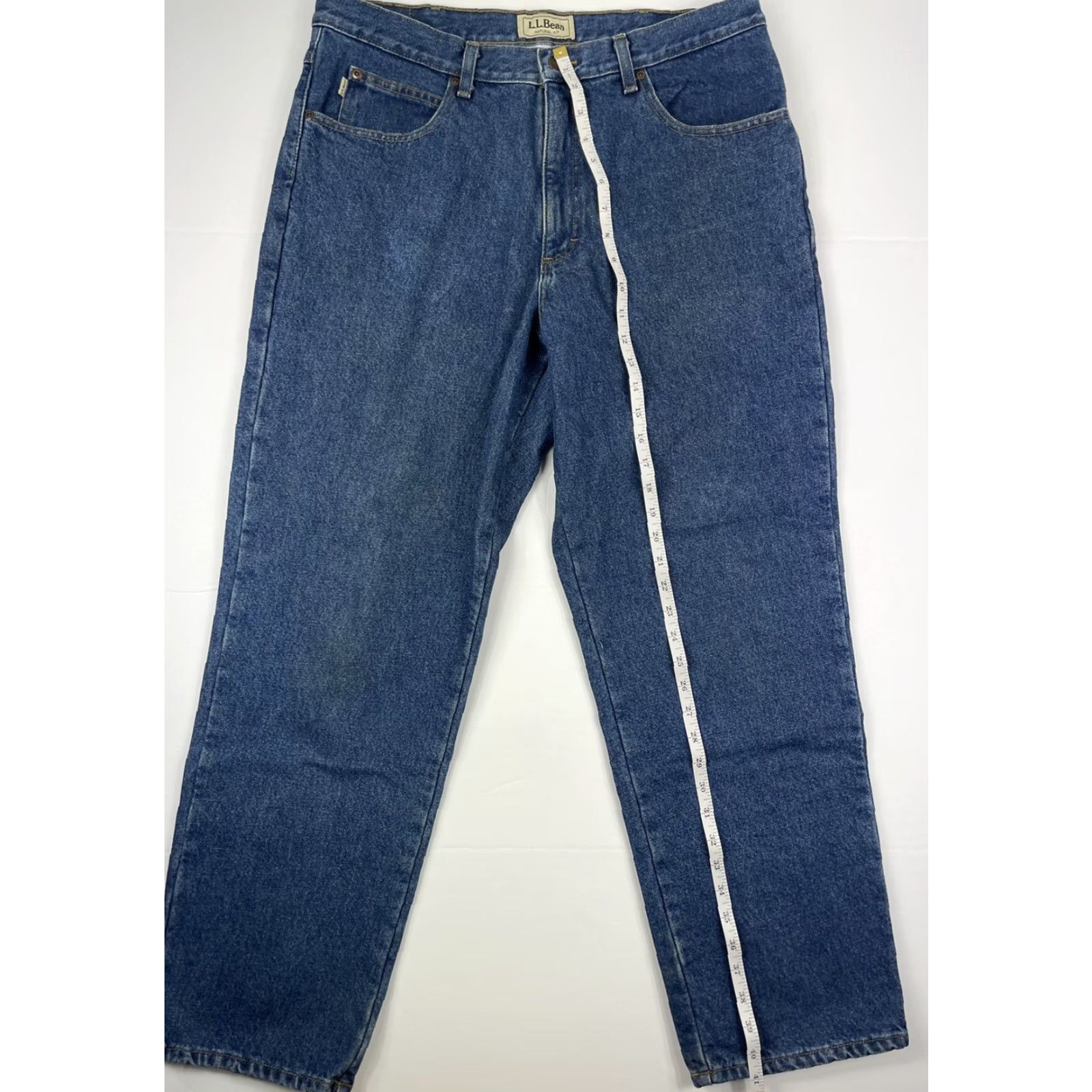 Vintage VINTAGE L.L. Bean Flannel Lined Jeans 36x30 Blue Straight Regular Mens Outdoor Size US 36 / EU 52 - 7 Thumbnail