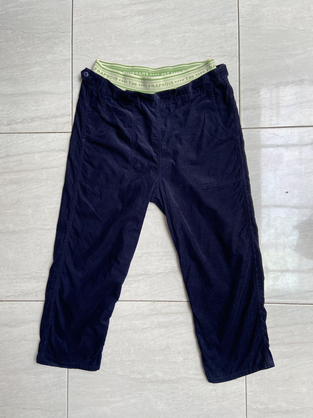 Frapbois × Hysteric Glamour × Issey Miyake FRAPBOIS Navy Long Pants Size US 31 - 4 Thumbnail