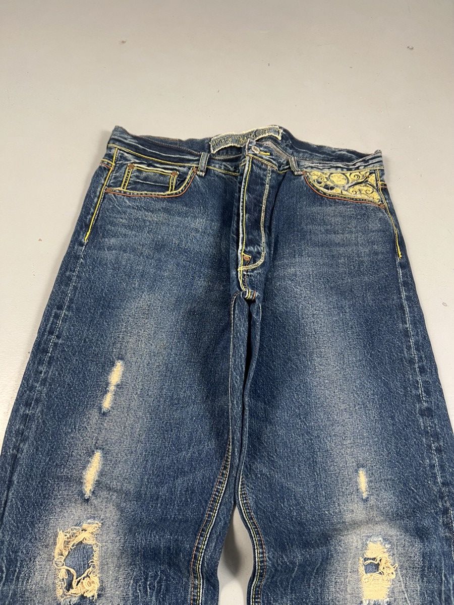 Japanese Brand Vintage the year of golden japanese embroidered denim pants Size US 40 / EU 56 - 11 Thumbnail