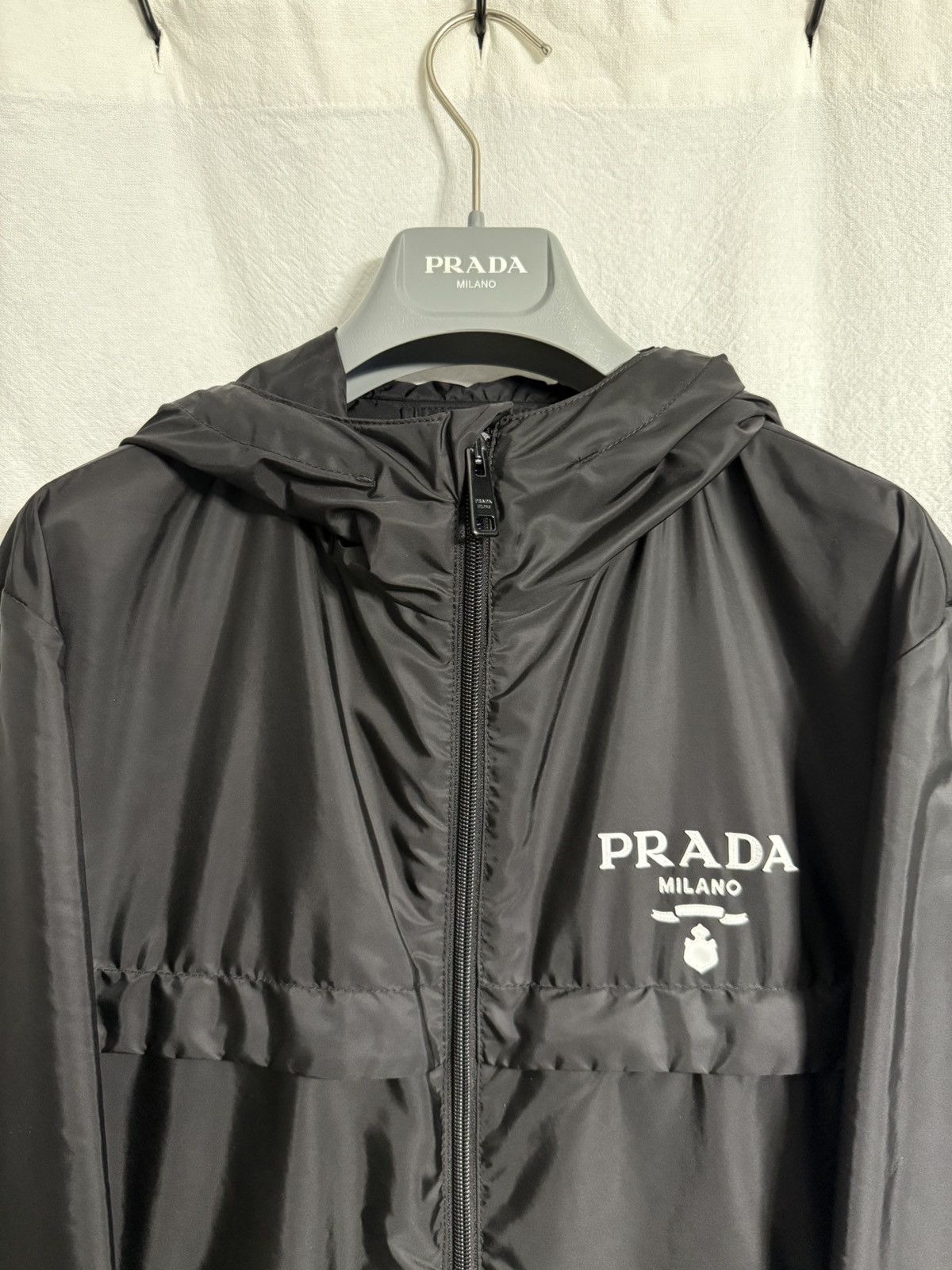 Burberry × Designer × Prada PRADA - Nylon embroidered Jacket Size US S / EU 44-46 / 1 - 11 Thumbnail