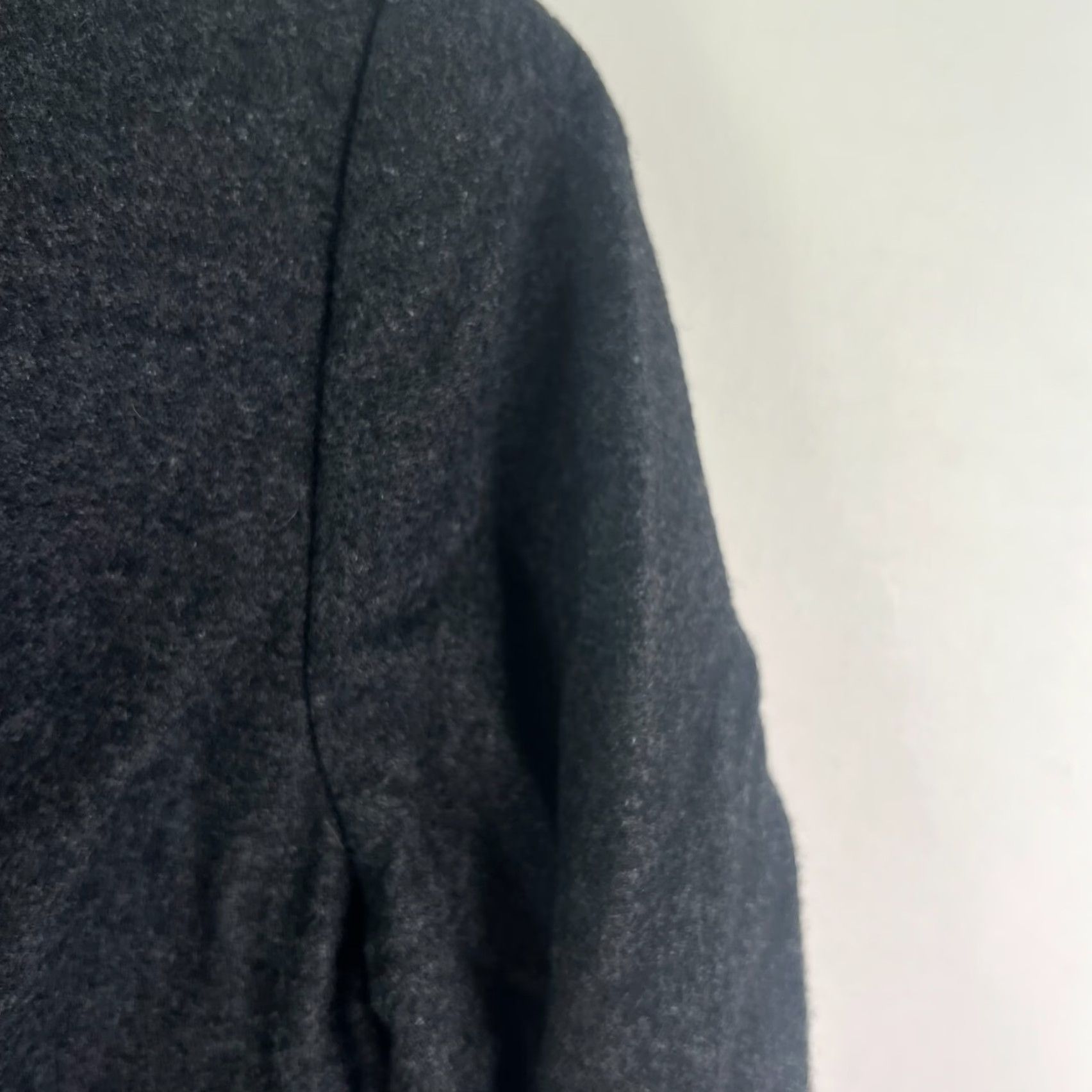 Vintage Michel Laurent Blazer Jacket Women's Size 9 Gray Wool Blend Oversized Tailored Business Cocktail Size M / US 6-8 / IT 42-44 - 2 Thumbnail