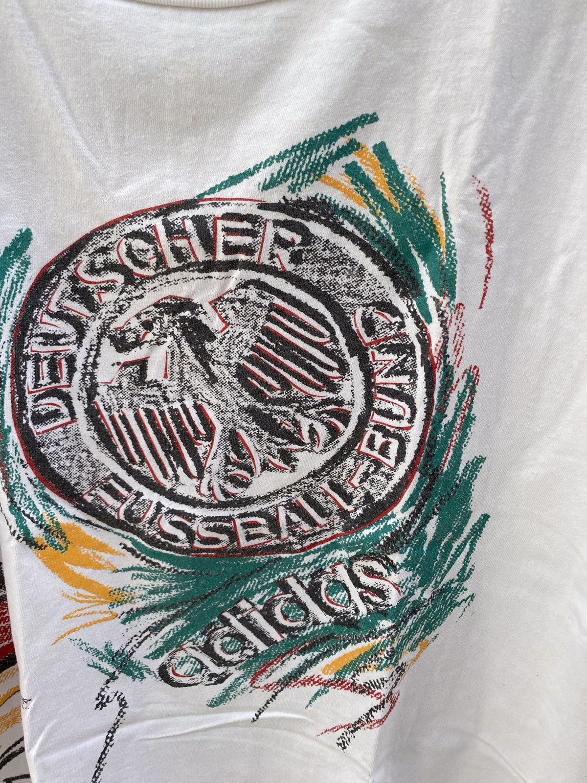 Adidas 🍓NEED GONE🍓Vintage adidas germany fc world cup 1994 usa tee Size US M / EU 48-50 / 2 - 2 Thumbnail