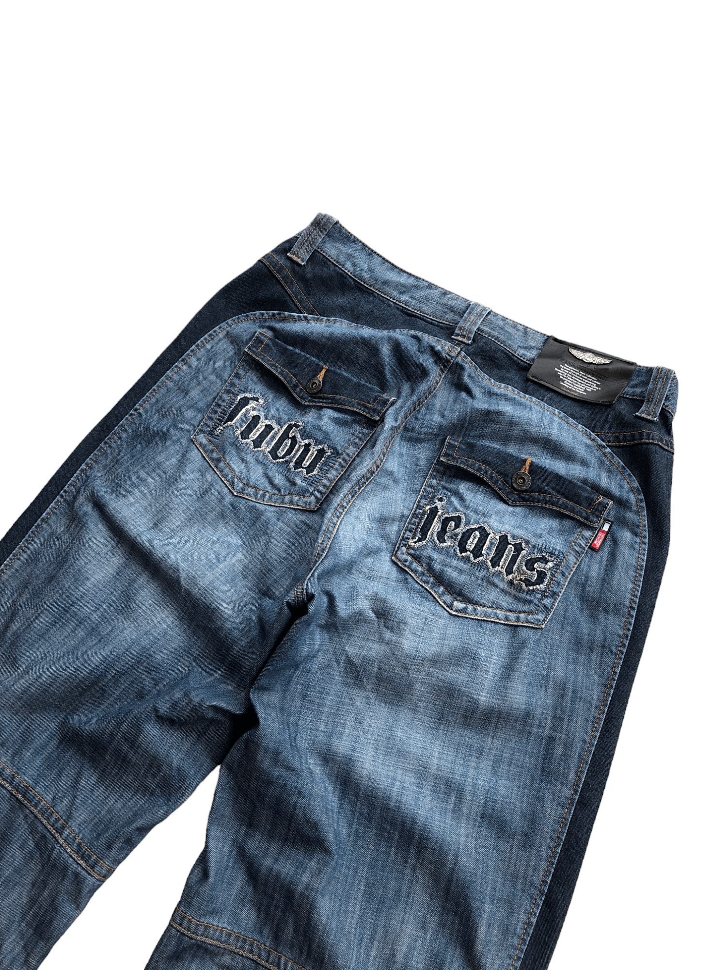 Fubu × JNCO Y2k Fubu Jeans Dual Tone denim Size US 34 / EU 50 - 3 Thumbnail