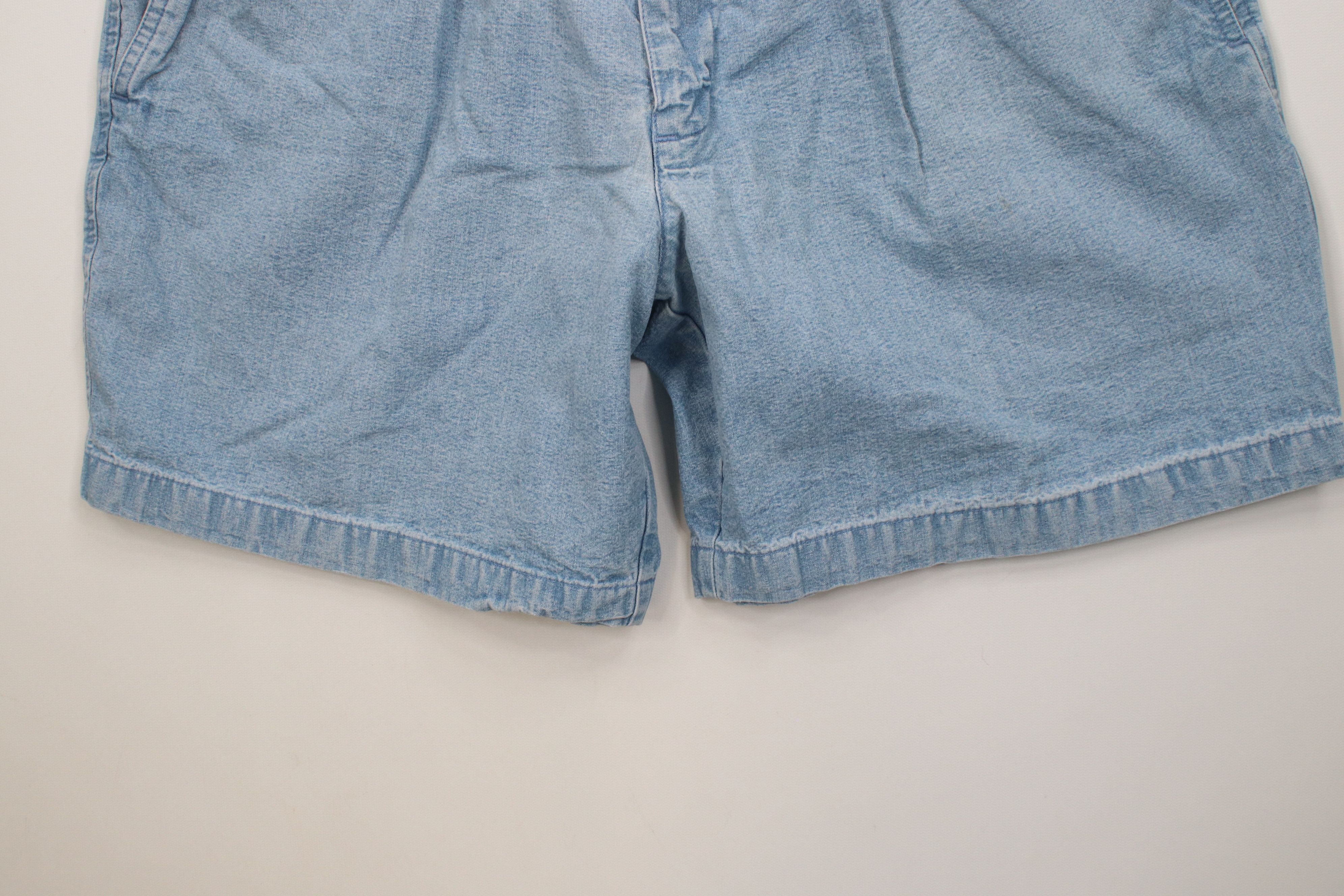 Vintage Vintage 90s Streetwear Denim Above Knee Shorts Blue Cotton Size US 34 / EU 50 - 4 Thumbnail
