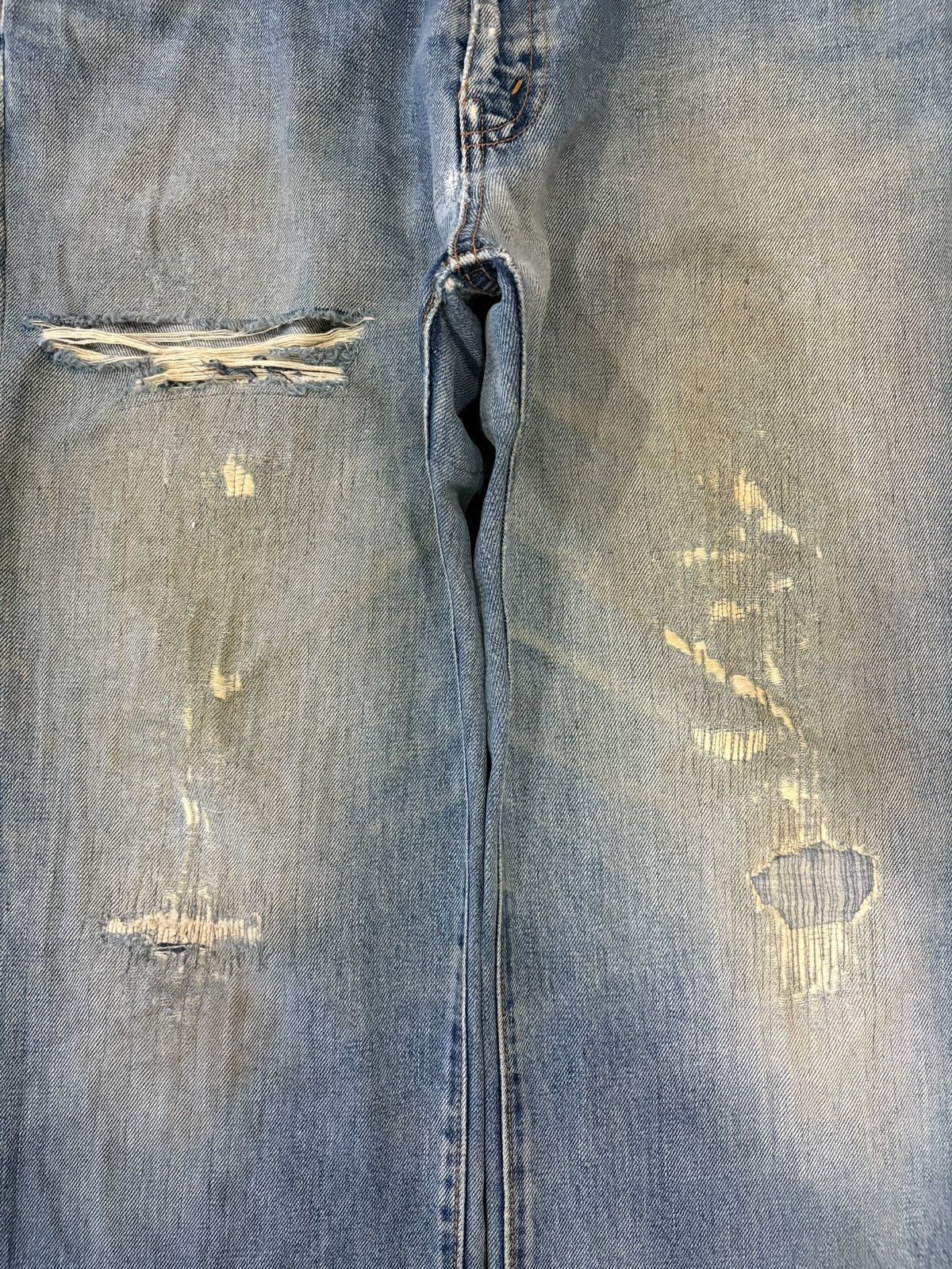 JNCO Vintage Japanese Brand Mud Wash Distressed Baggy Jeans Size US 33 - 5 Thumbnail