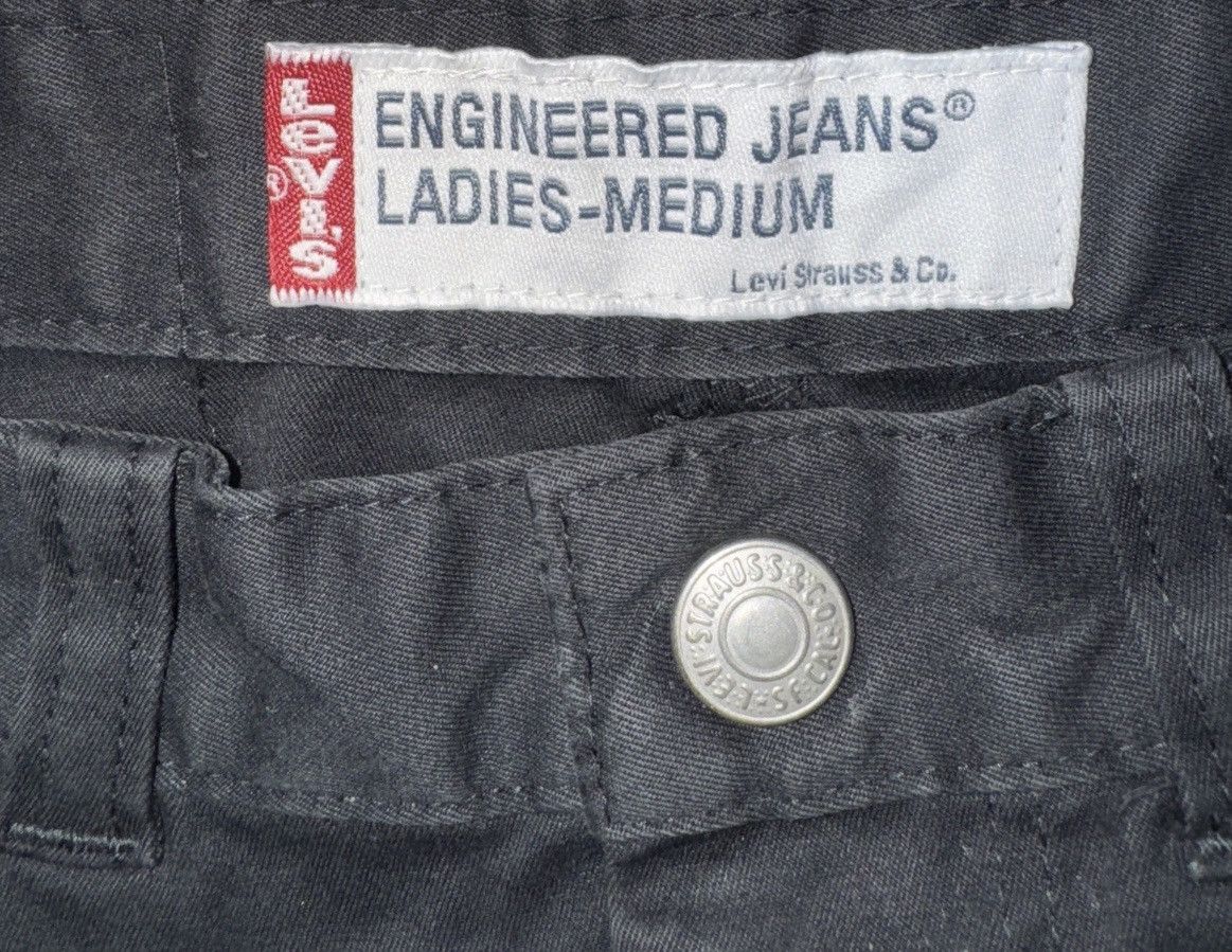 Levi's Levi's Engineered Jeans Black Denim Skirt Japan Size M Size 29" - 3 Thumbnail